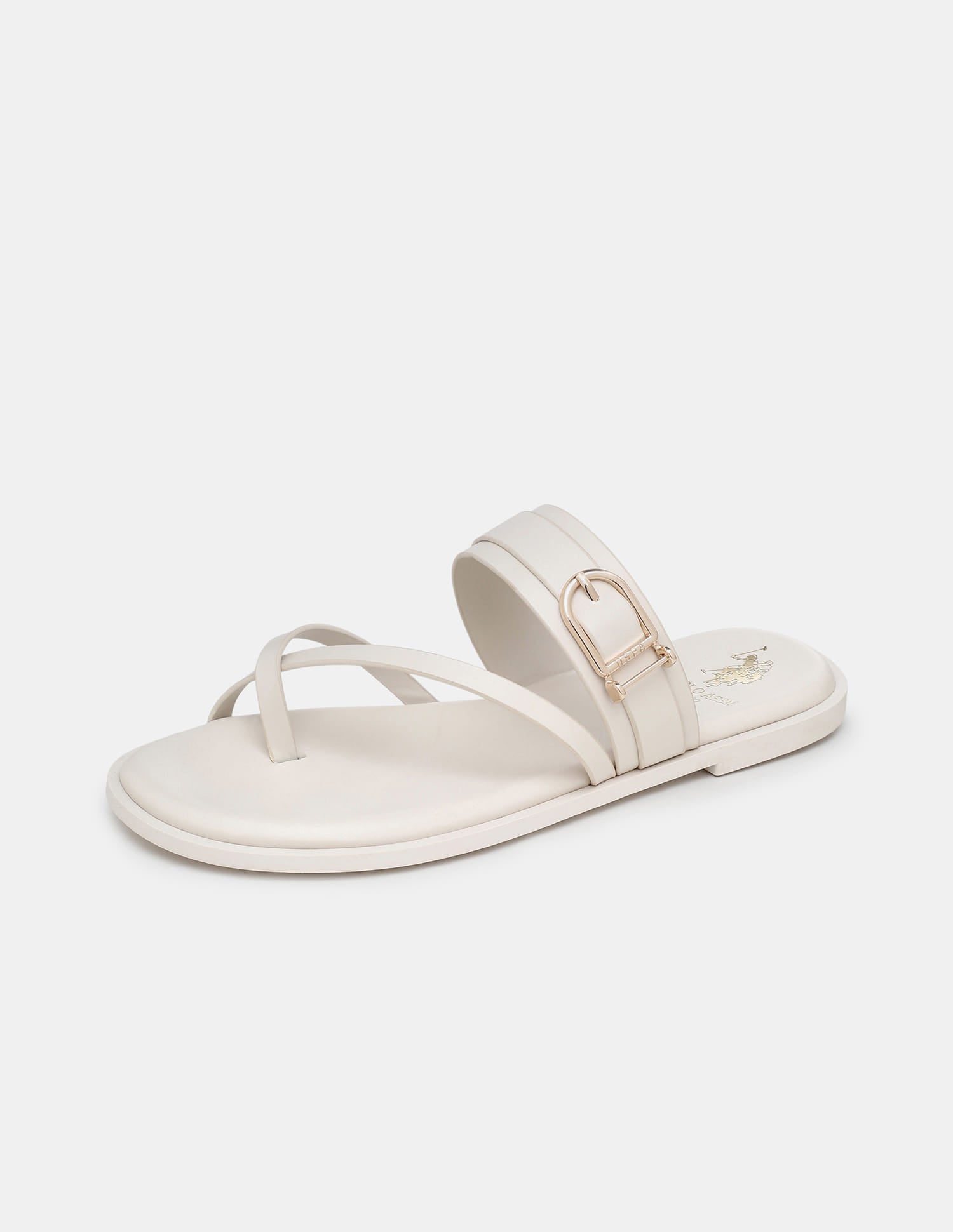 Women Relien One Toe Sandals Off White - U.S. Polo Assn. India | Large
