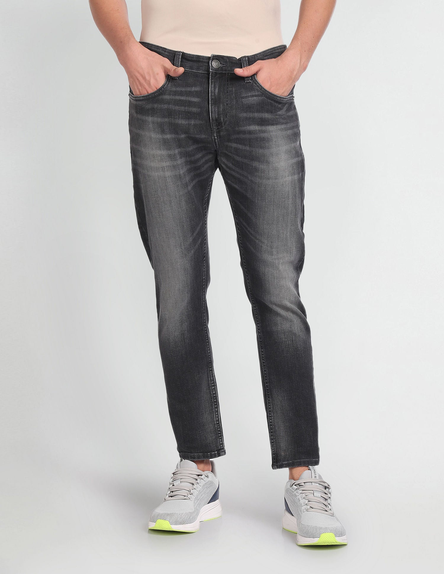 Henry Cropped Fit Grey Jeans – U.S. Polo Assn. India