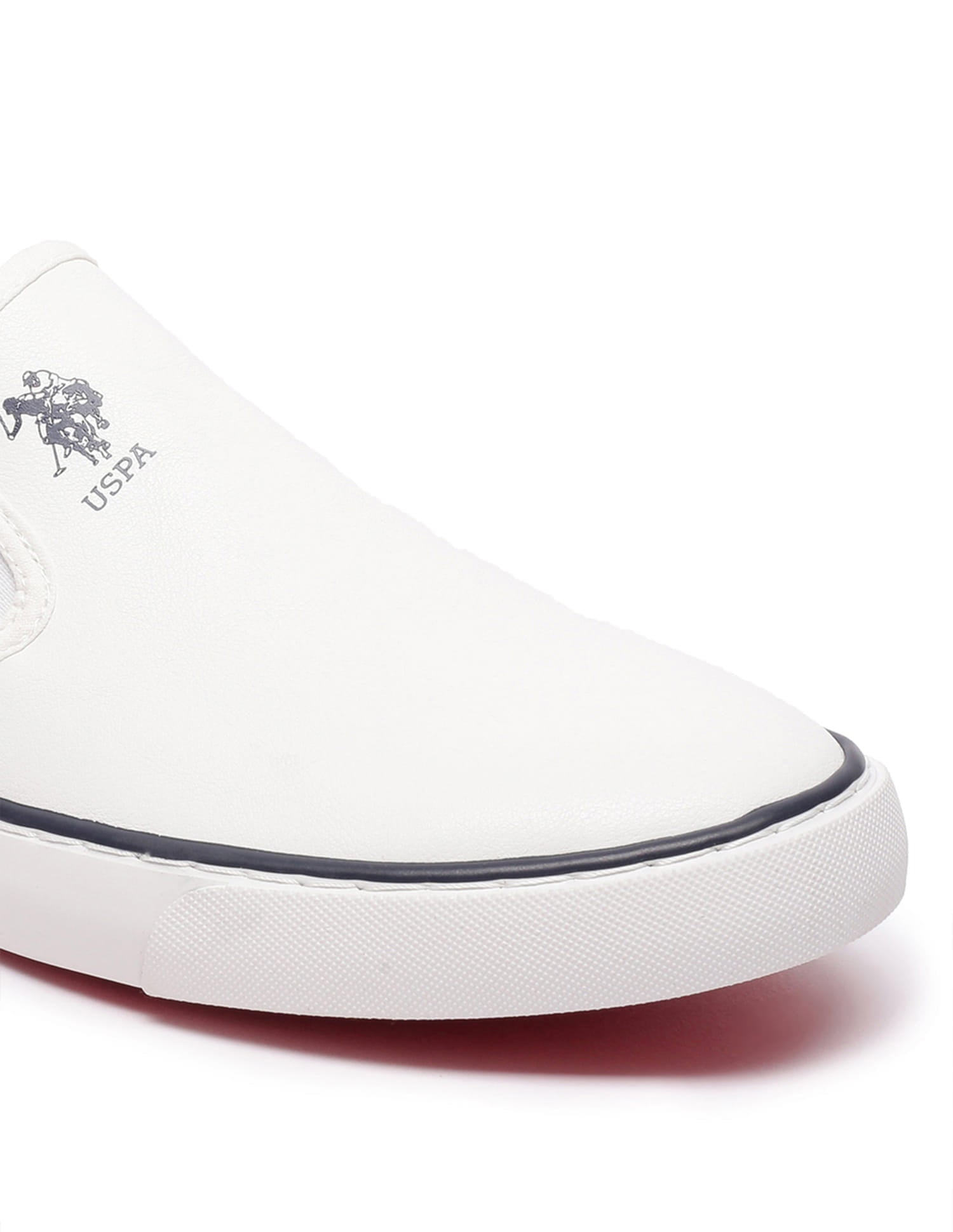 Men Timeo 4.0 Slip-on Shoes Off White - U.S. Polo Assn. India | Large