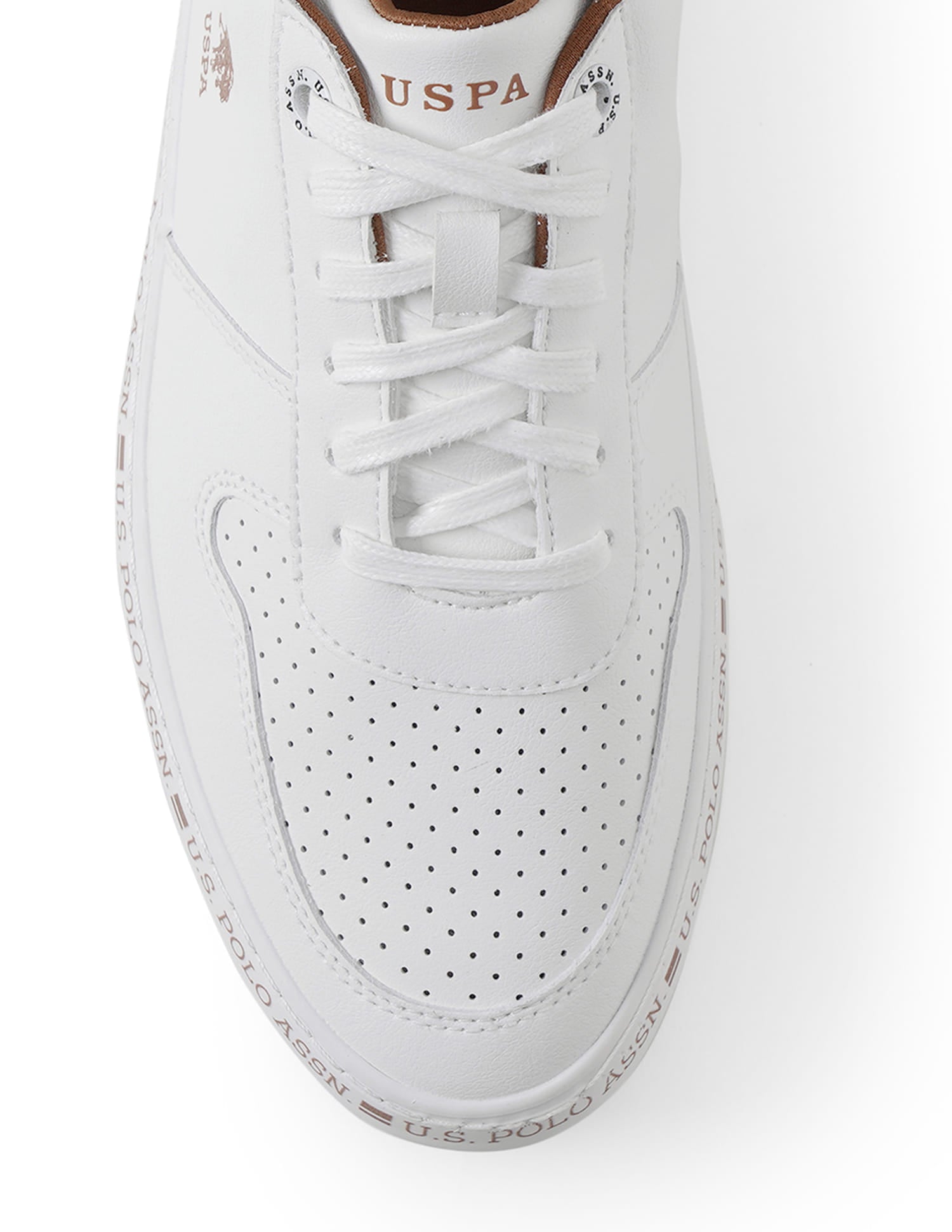 Men Contrast Midsole Conrad 4.0 Sneakers Off White - U.S. Polo Assn. India | Large