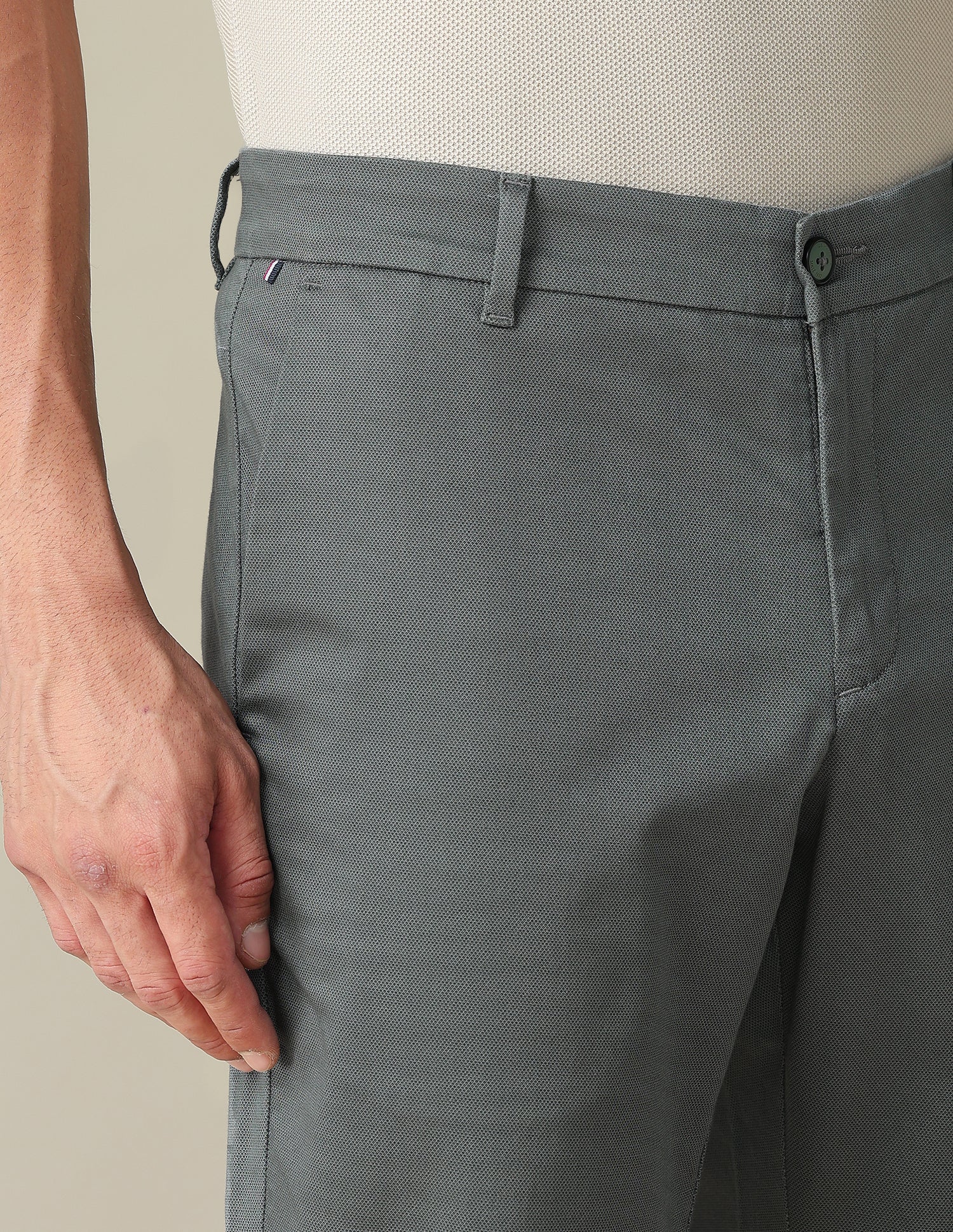 Mid Rise Riley Straight Fit Trousers Olive - U.S. POLO ASSN. | Large