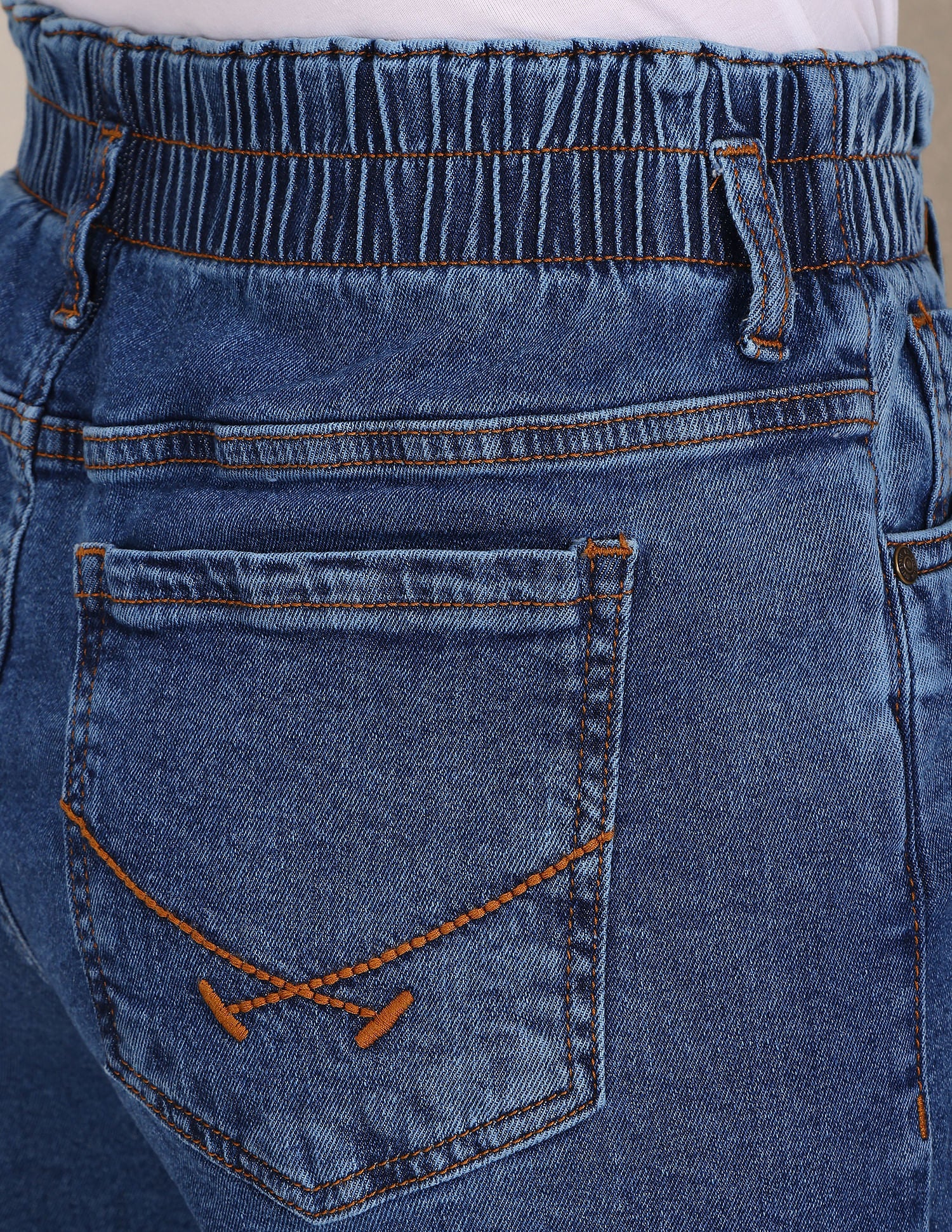 High Rise Wide Leg Jeans Dark Blue - U.S. Polo Assn. India | Large