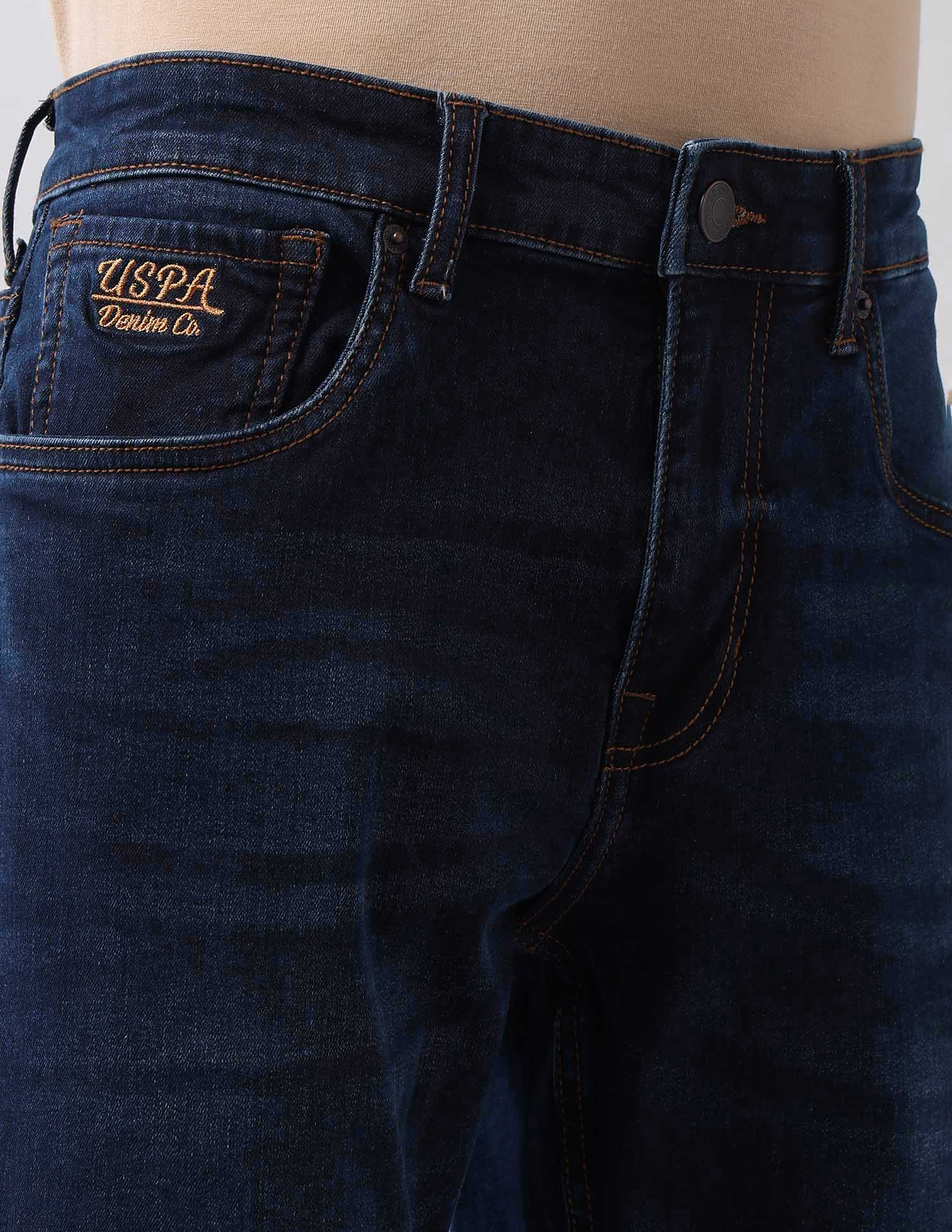 Brandon Slim Tapered Fit Blue Jeans Blue - U.S. POLO ASSN. | Large