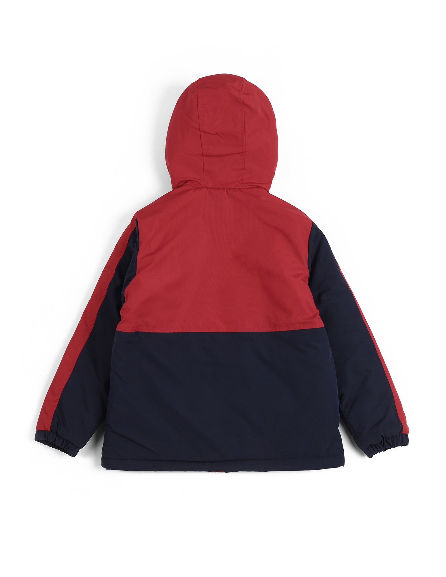 Boys Colour Blocked Hooded Jacket Red - U.S. POLO ASSN. | Large
