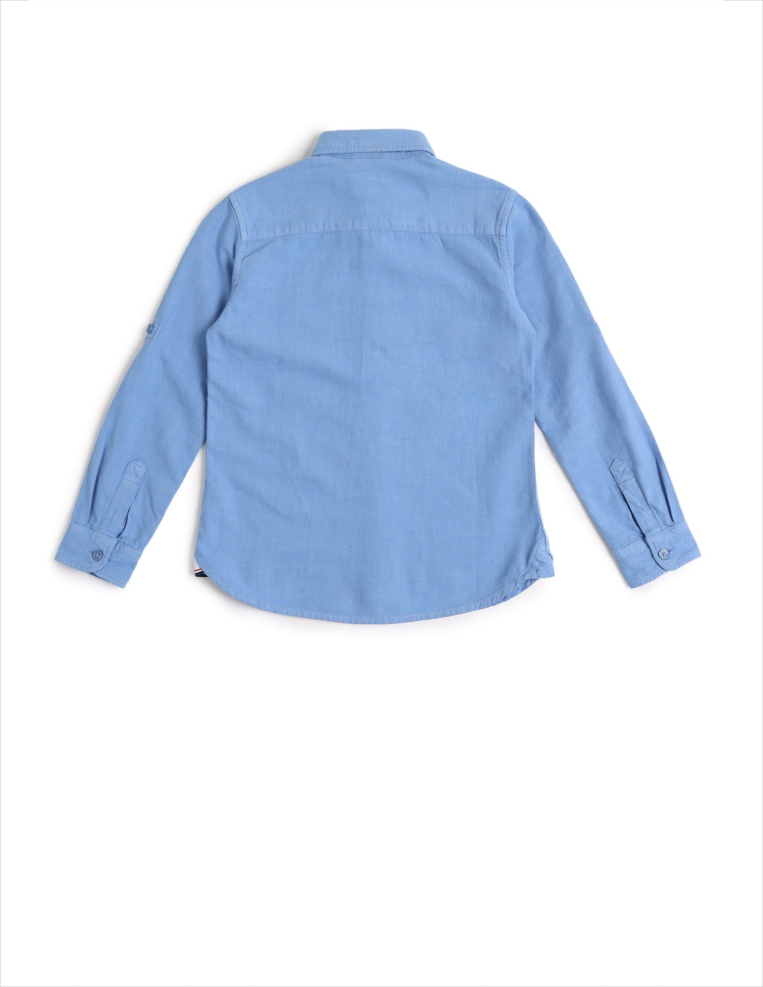 Boys Regular Fit Twill Shirt Blue - U.S. POLO ASSN. | Large