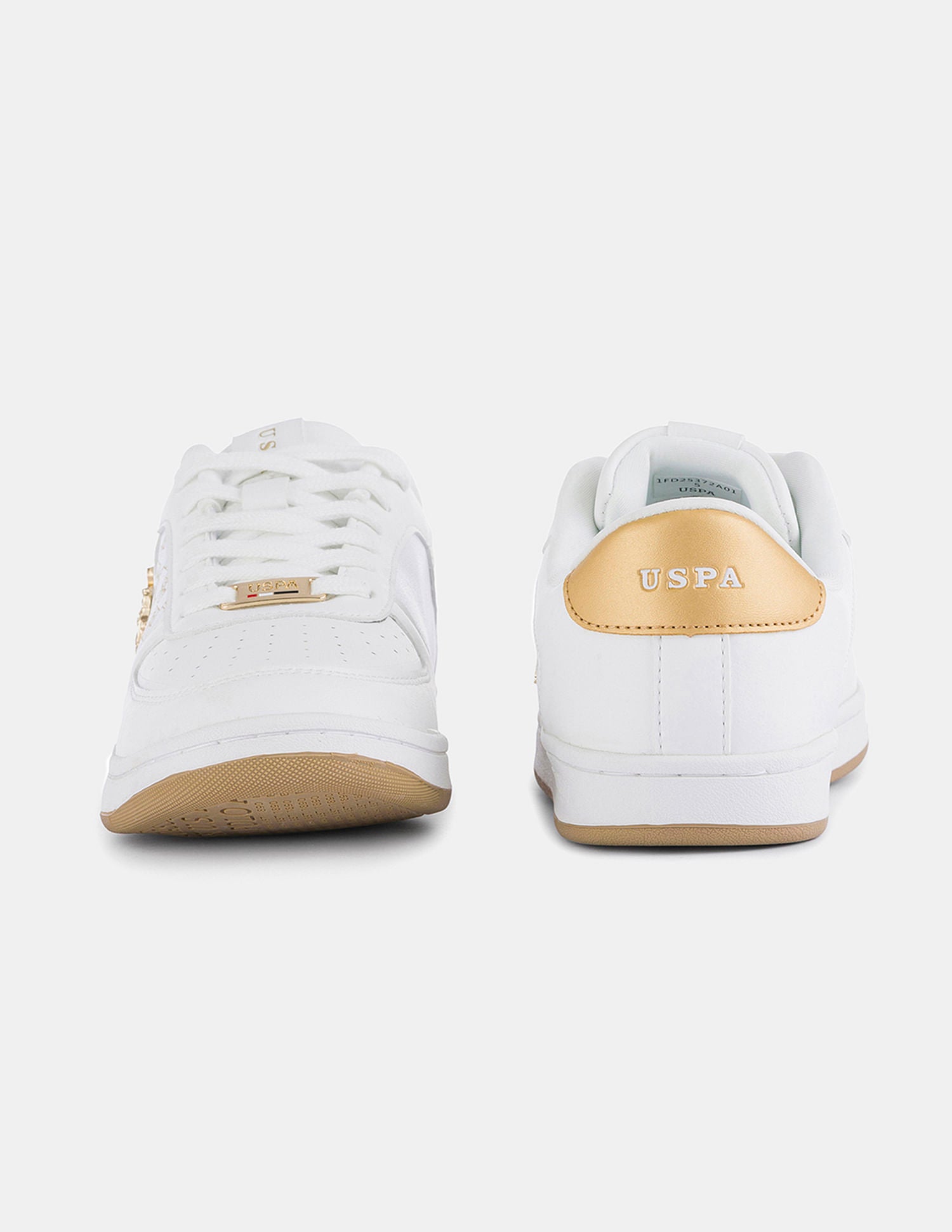 Women Brand Printed Ryna 2.0 Sneakers Off White - U.S. POLO ASSN. | Large