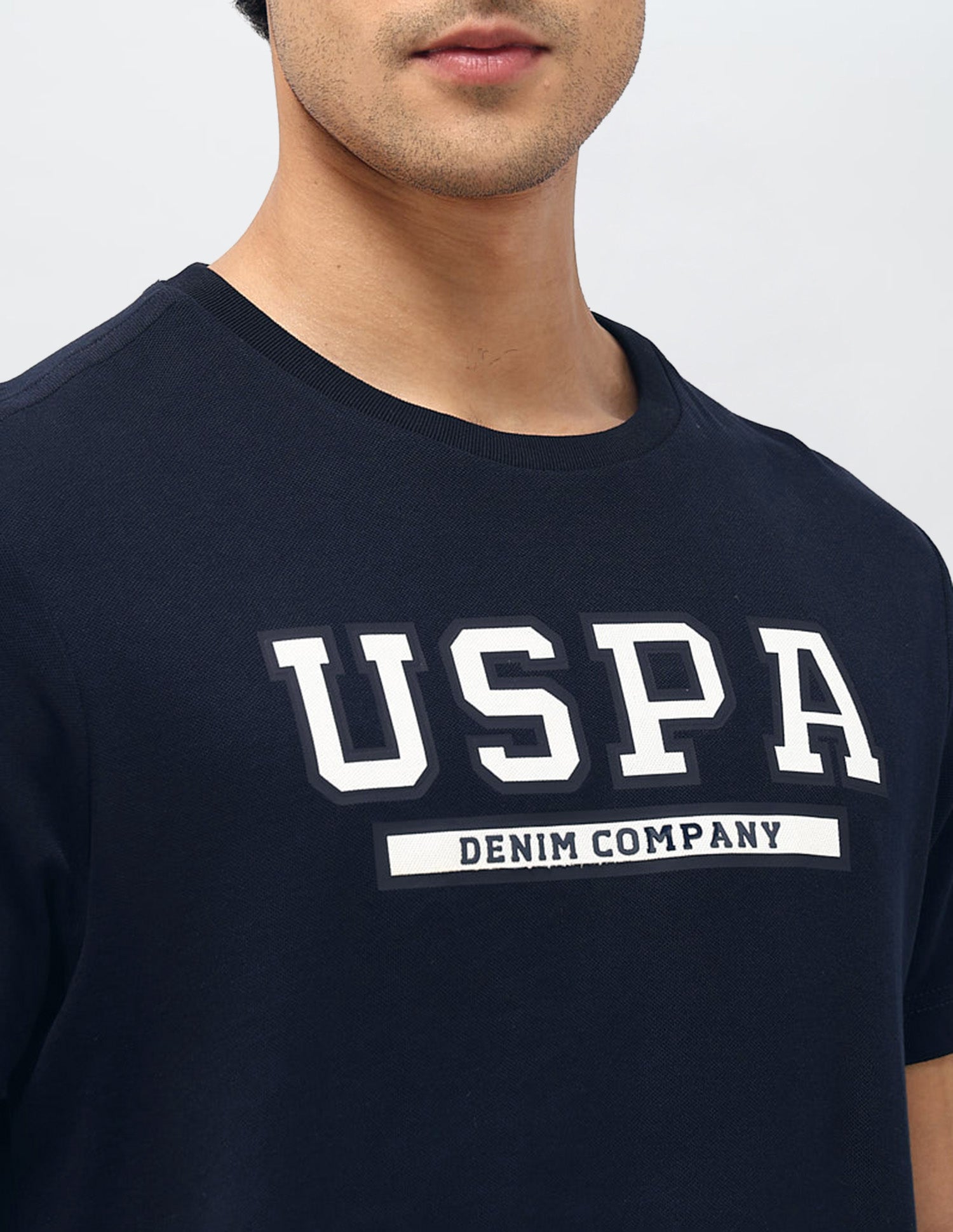 Brand Printed Regular Fit T-Shirt Navy - U.S. POLO ASSN. | Large