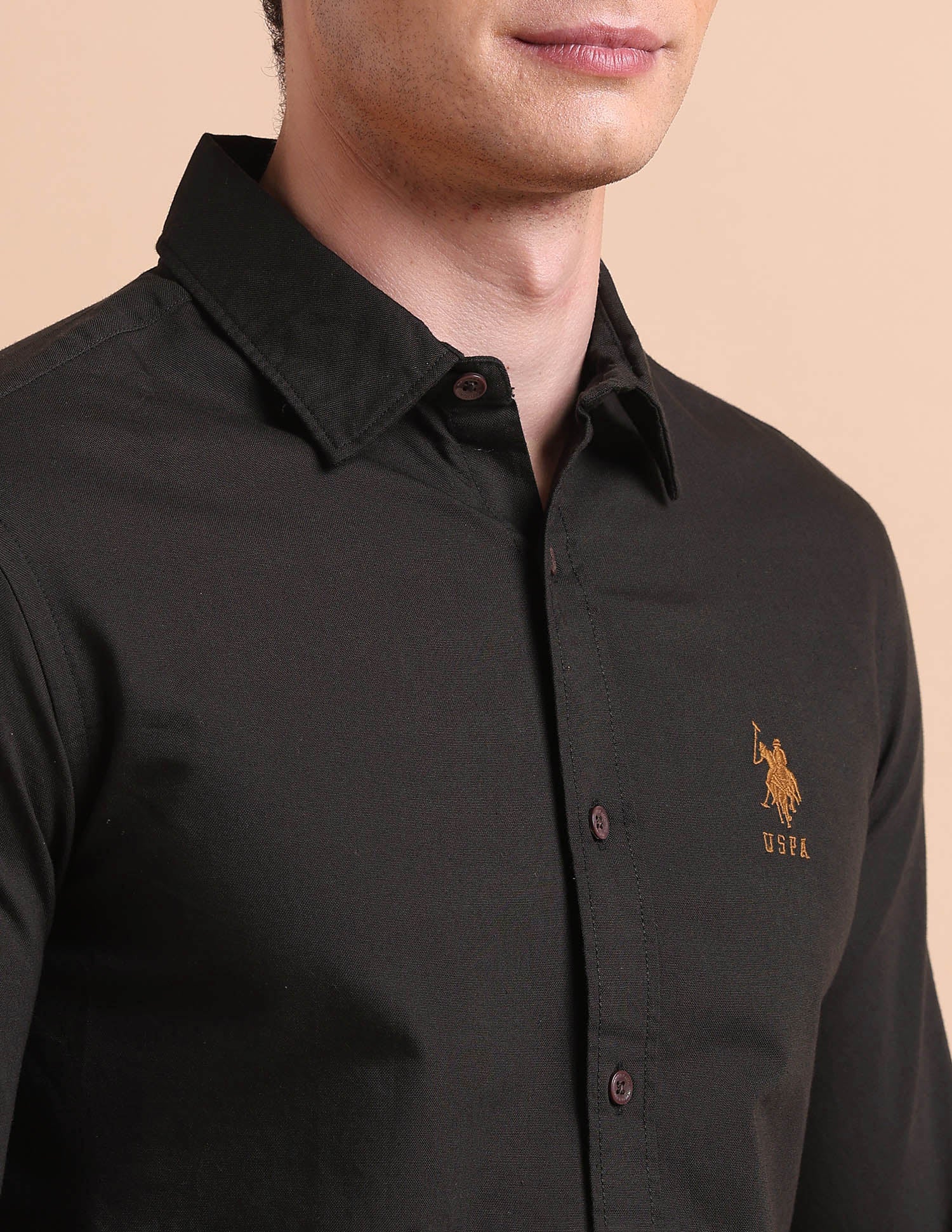 Pure Cotton Tailored Fit Oxford Shirt