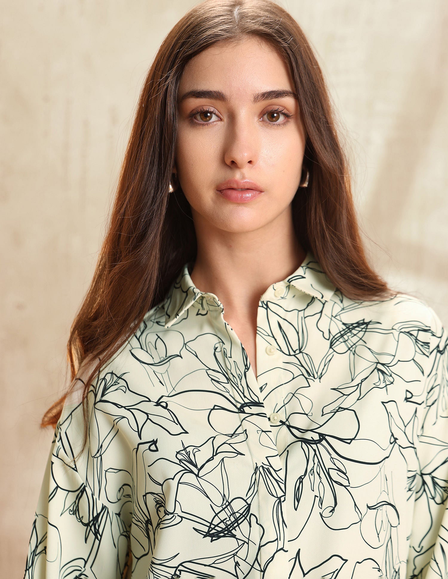 Drop Shoulder Shirt With Aop Multi-colour - U.S. POLO ASSN. | Large