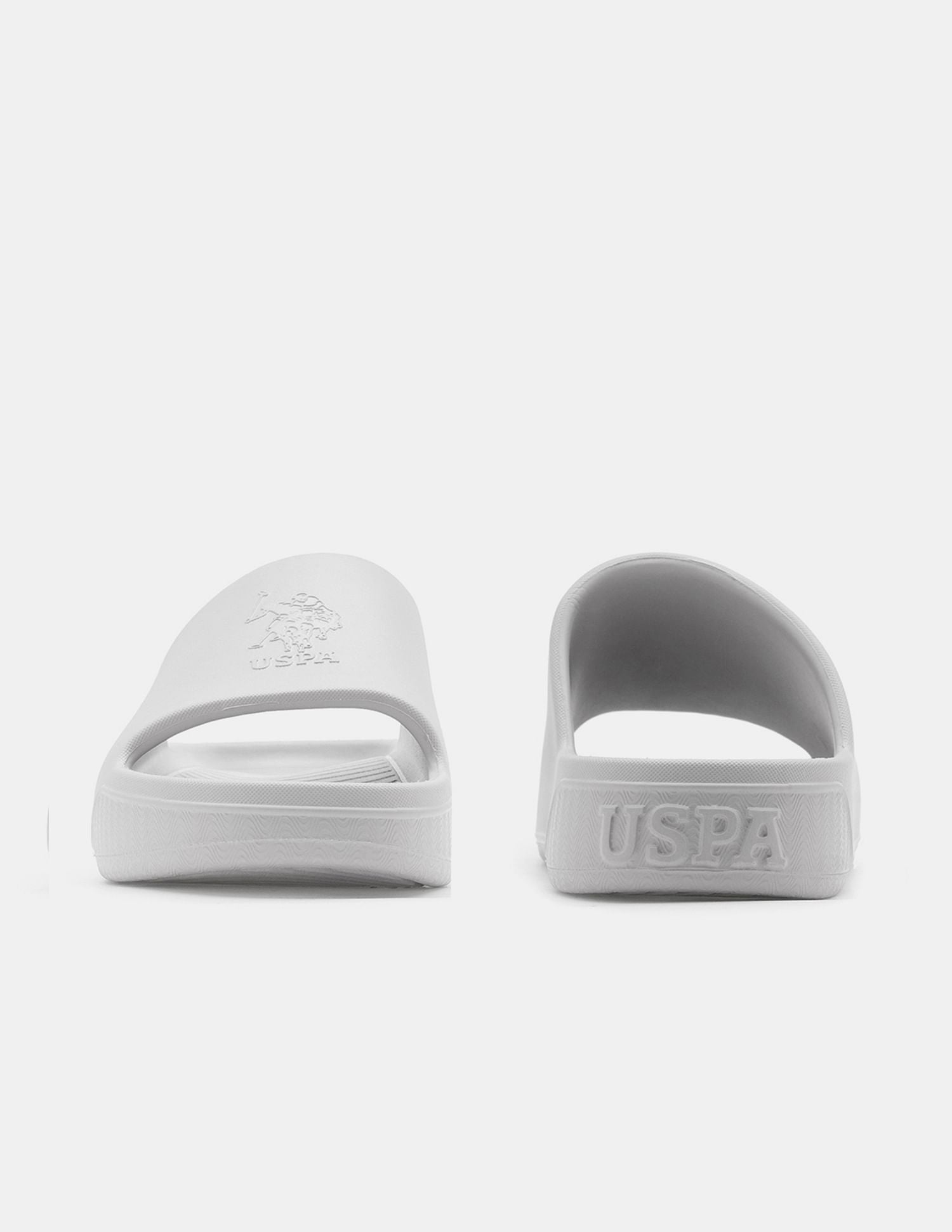 Men Palmer Open Toe Slippers Light Grey - U.S. POLO ASSN. | Large