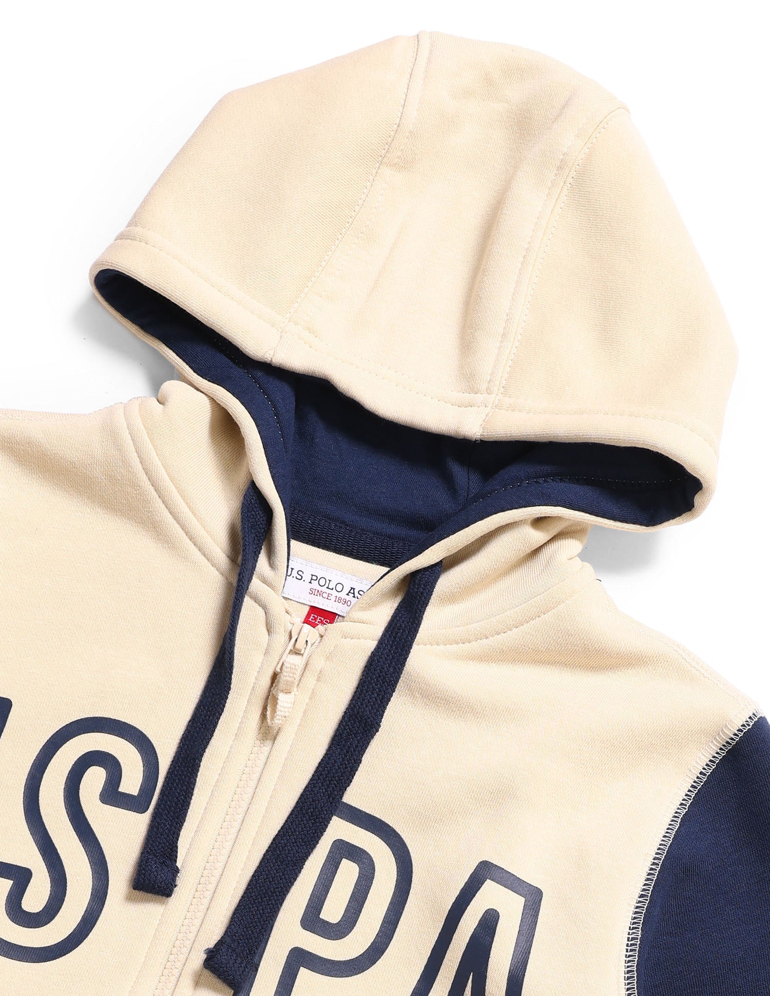 Boys Brand Printed Regular Fit Sweatshirt Nude - U.S. POLO ASSN. | Large