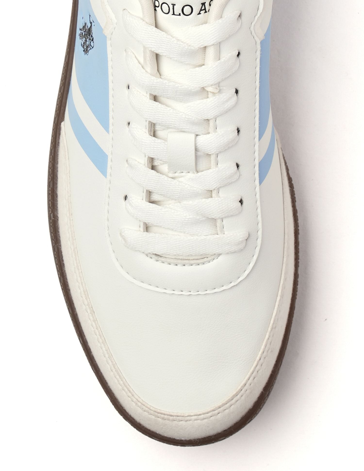 Men Hilton Colourblocked Sneakers Off White - U.S. Polo Assn. India | Large