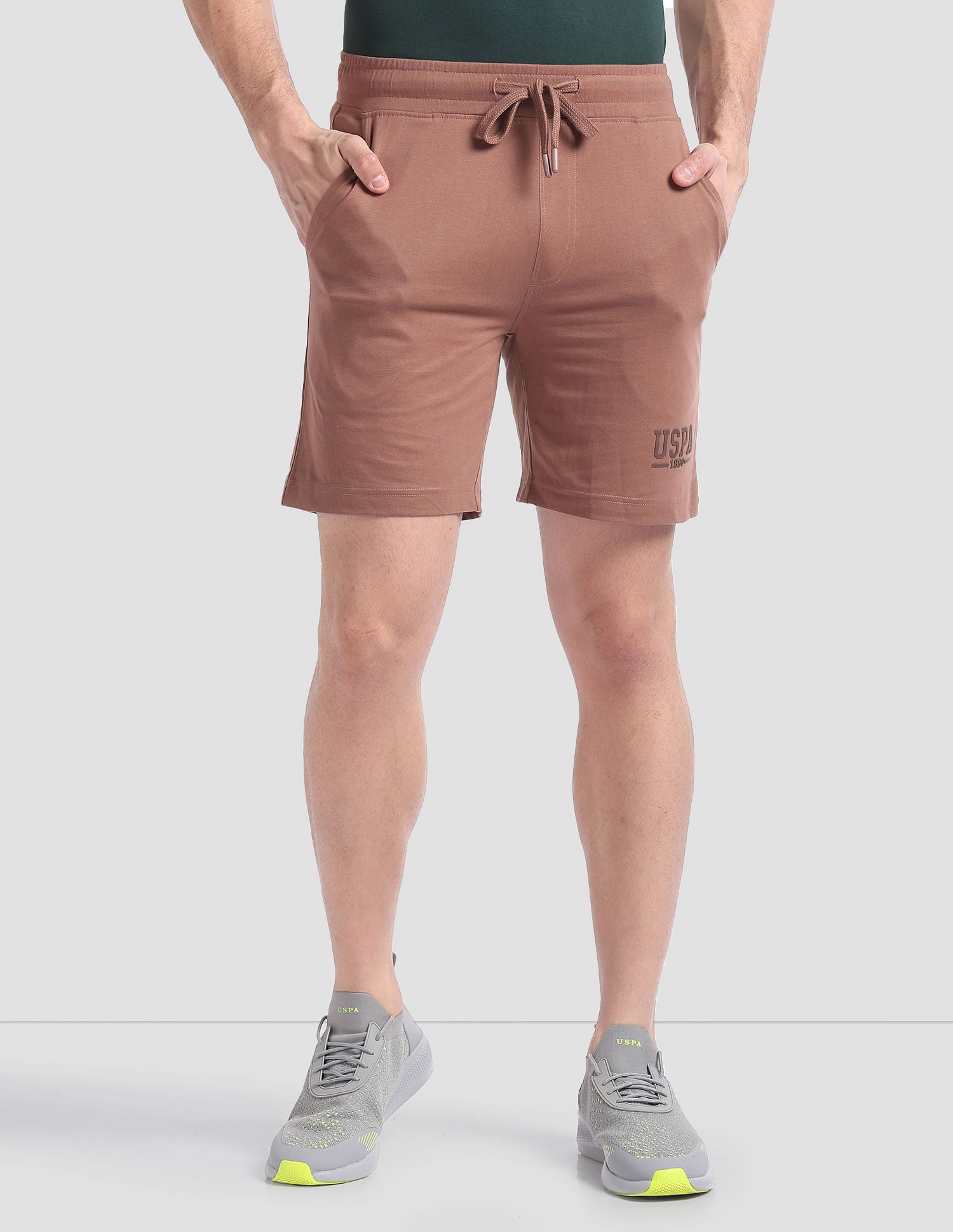 Relaxed Fit Logo IYBF Lounge Shorts - Pack Of 1 Beige - U.S. POLO ASSN. | Large