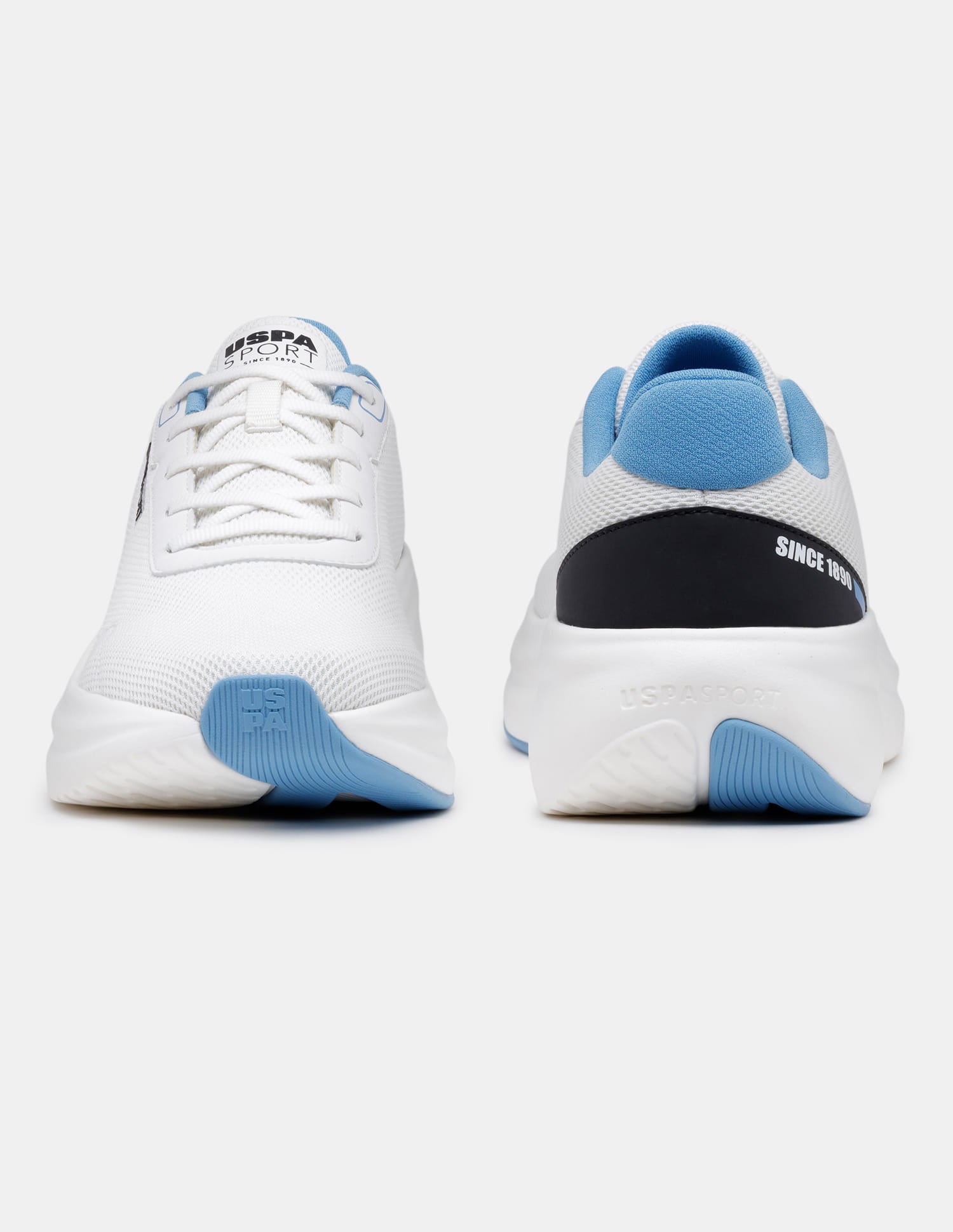 Men White Ryder Uspa Sport Sneakers White - U.S. Polo Assn. India | Large