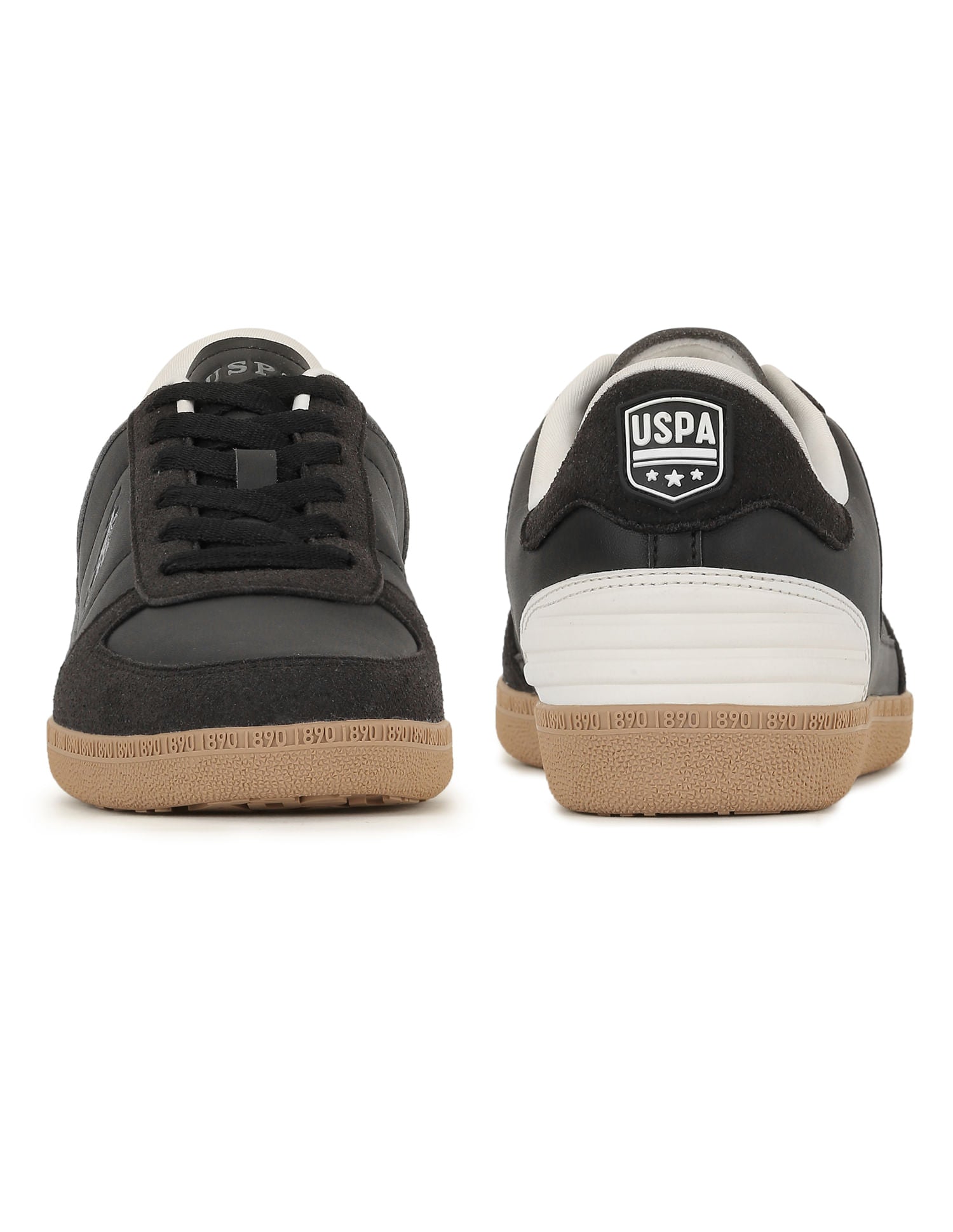 Men Round Toe Terrace Sneakers Black - U.S. POLO ASSN. | Large