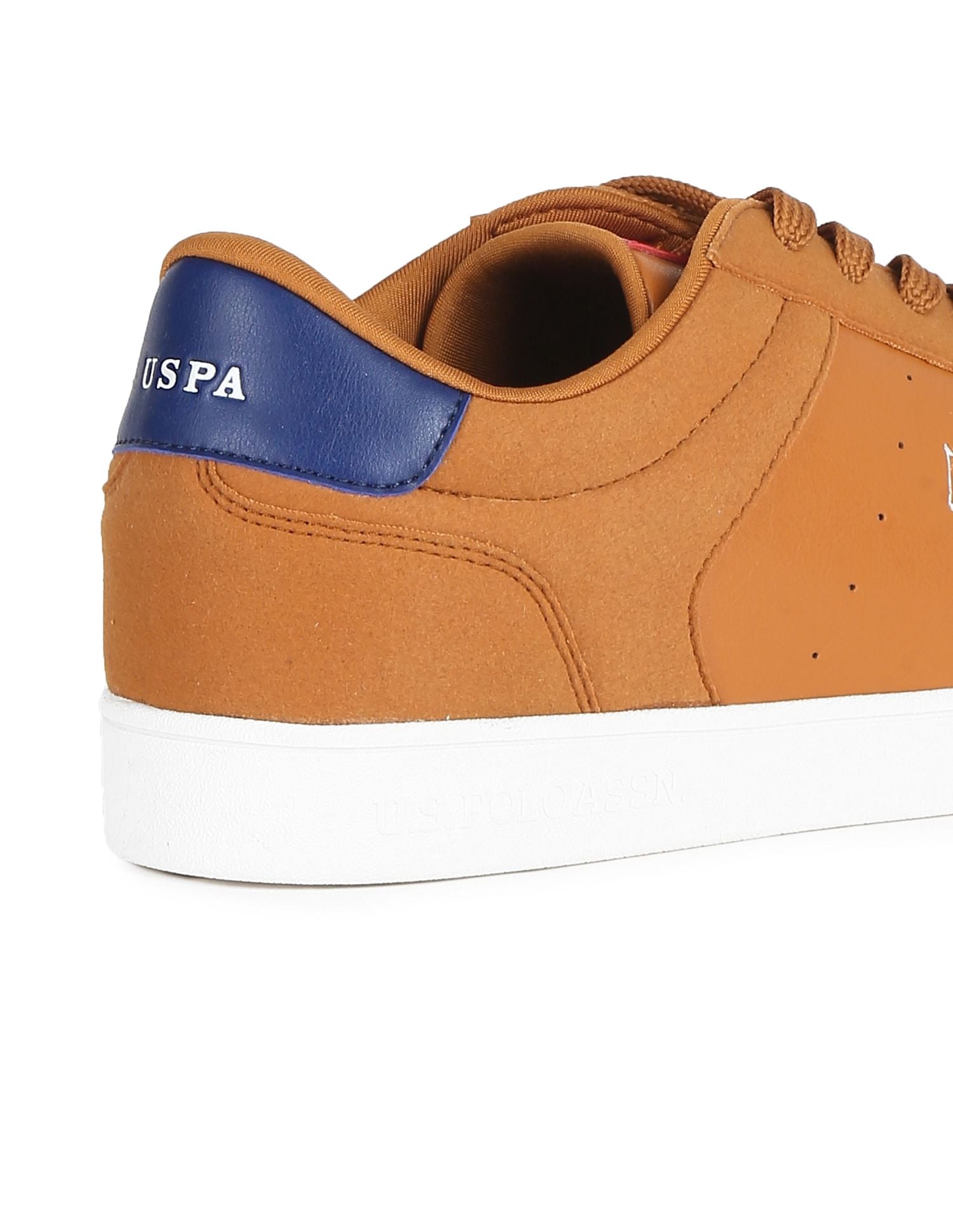 Contrast Sole Lace Up Liotto Sneakers Tan - U.S. Polo Assn. India | Large