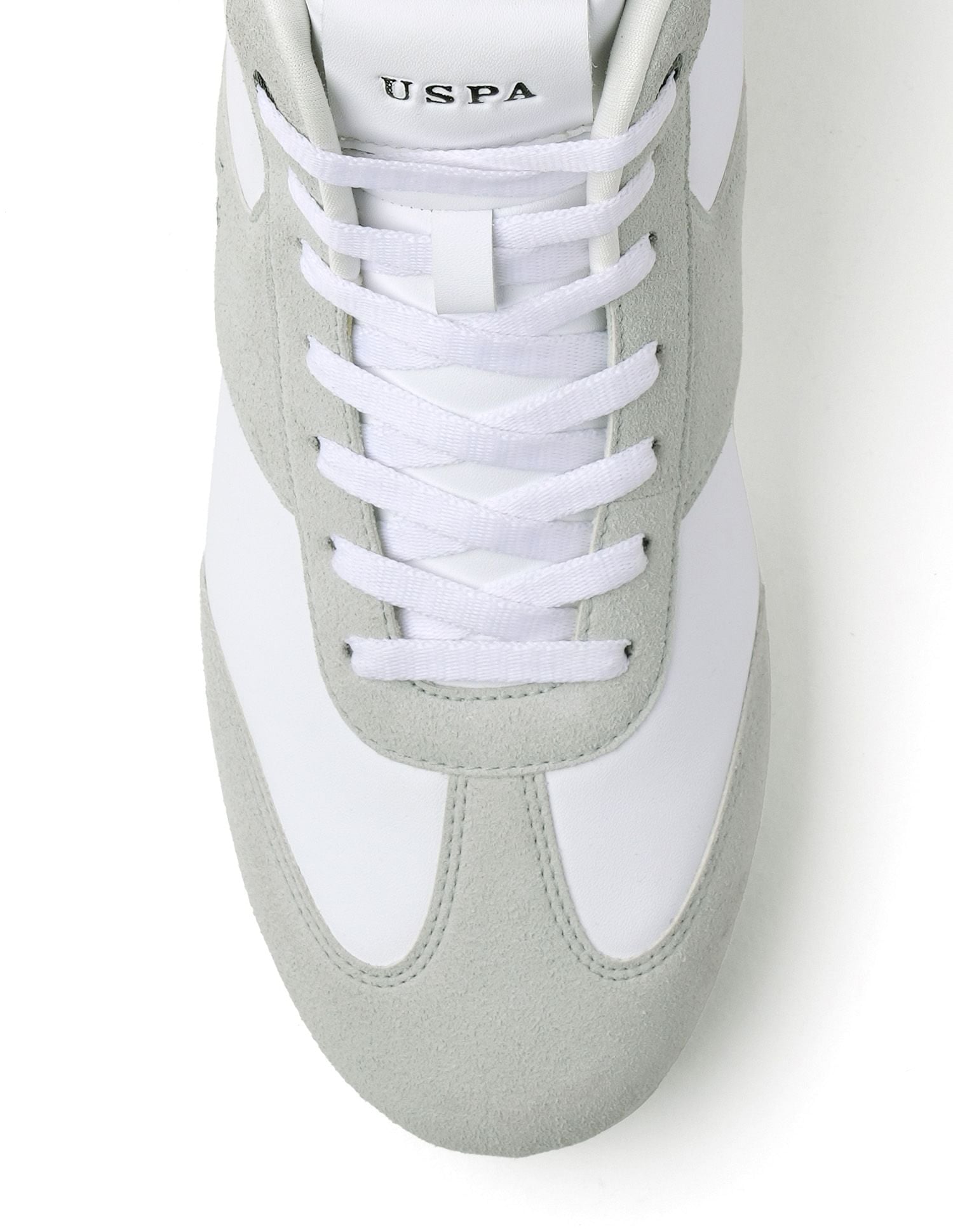 Men Rano Suede Colourblocked Sneakers Grey - U.S. Polo Assn. India | Large