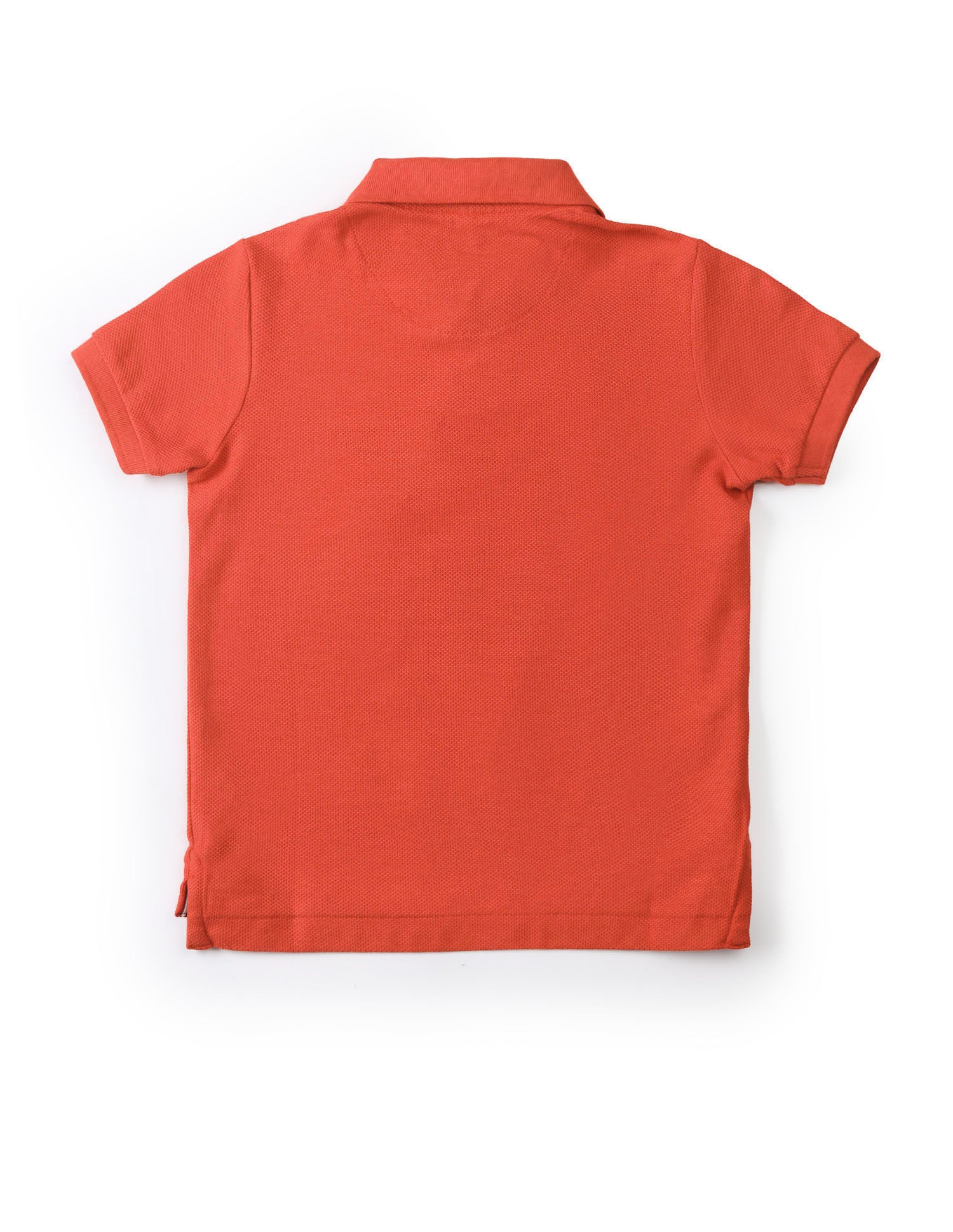 UKTSH1534 DK. ORANGE Boys T-Shirt Dark Orange - U.S. POLO ASSN. | Large