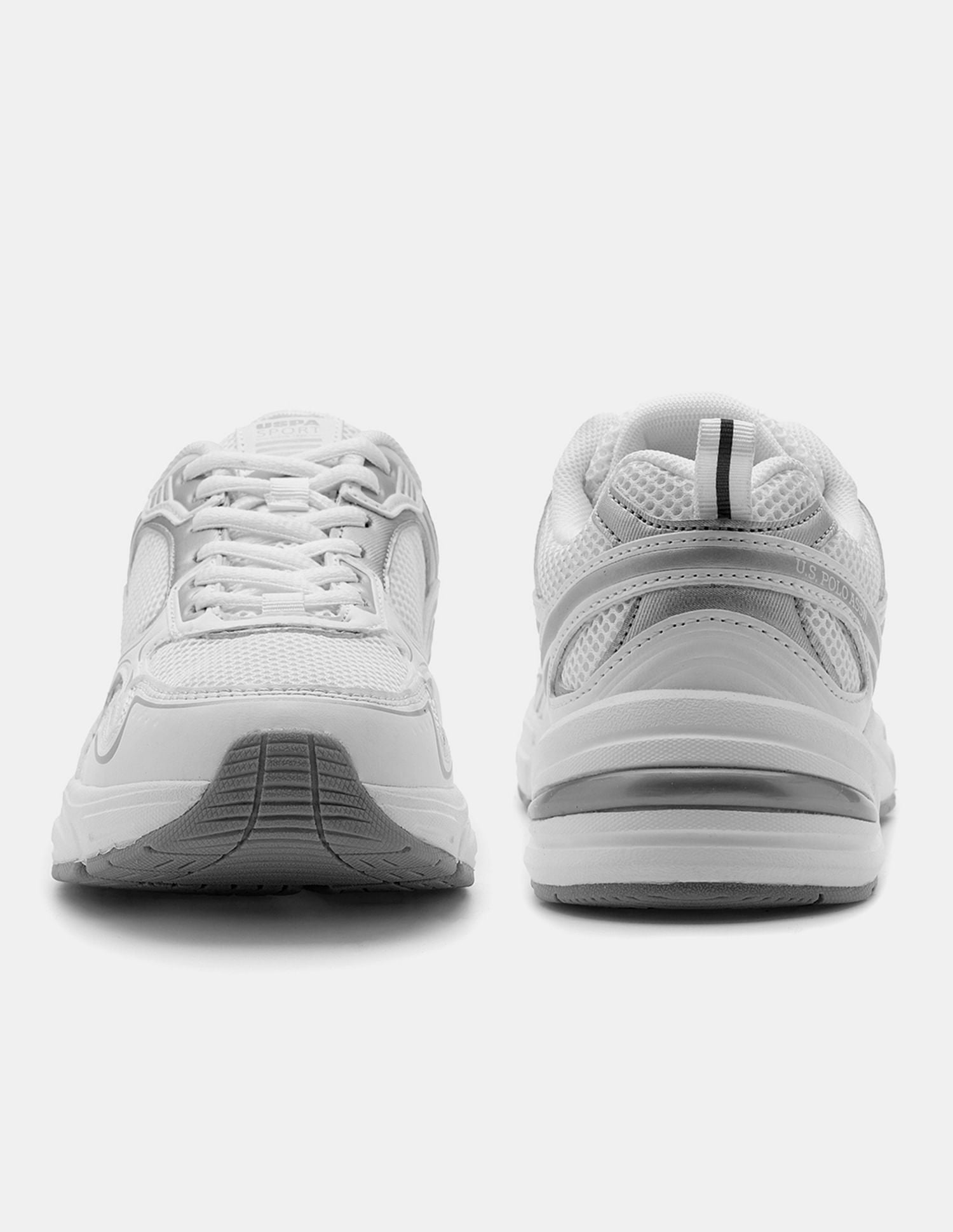 Women Eun-Ji Colour Blocked Sneakers Off White - U.S. POLO ASSN. | Large