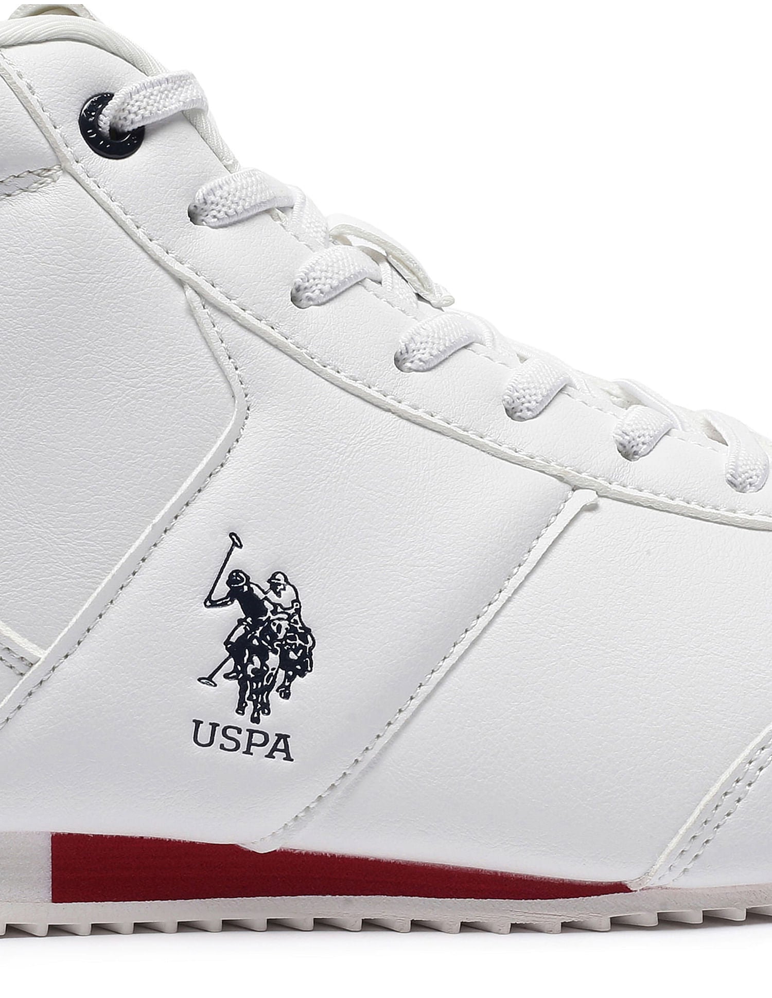 Men Rentso 2.0 Off White Retro Mid Top  Sneakers Off White - U.S. Polo Assn. India | Large