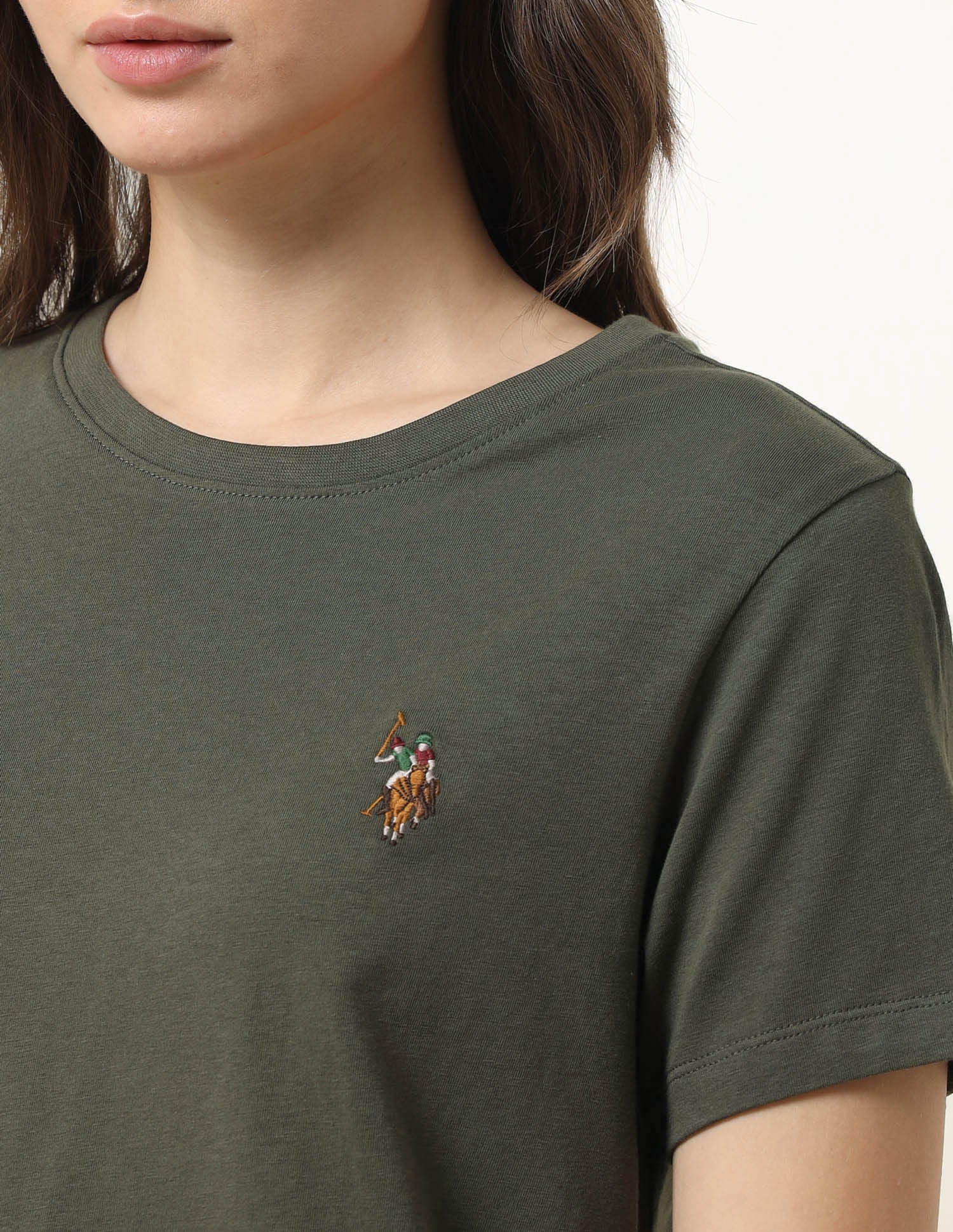 Regular Fit Lounge T-Shirt Olive - U.S. POLO ASSN. | Large