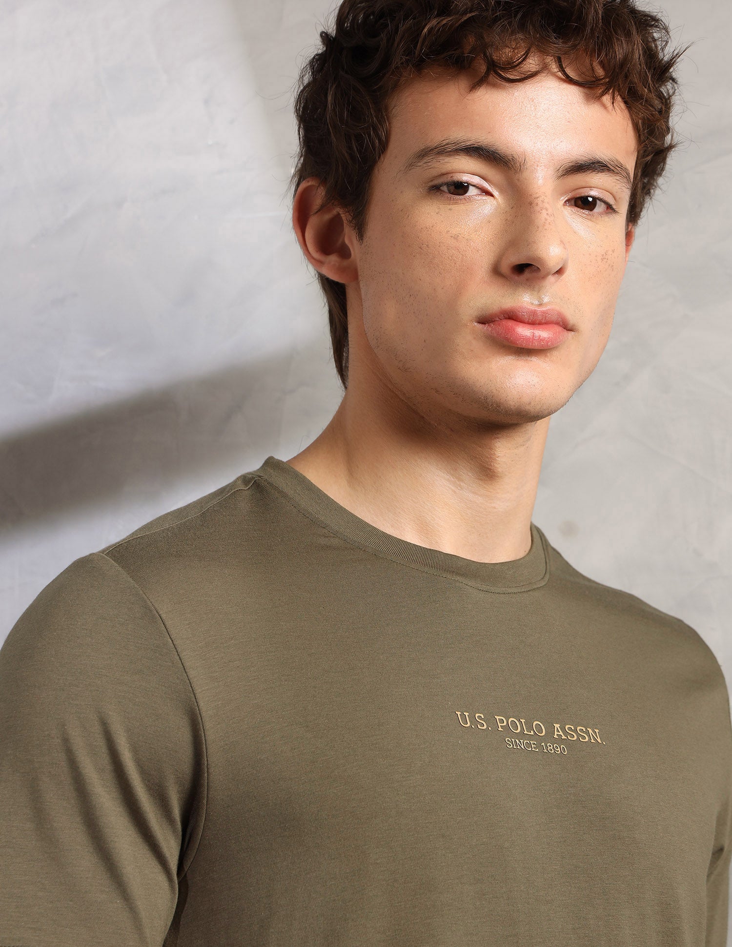 Comfort Relaxed Fit Breathable PE005-PL Lounge T-Shirt - Pack Of 1 Ivy Green - U.S. Polo Assn. India | Large