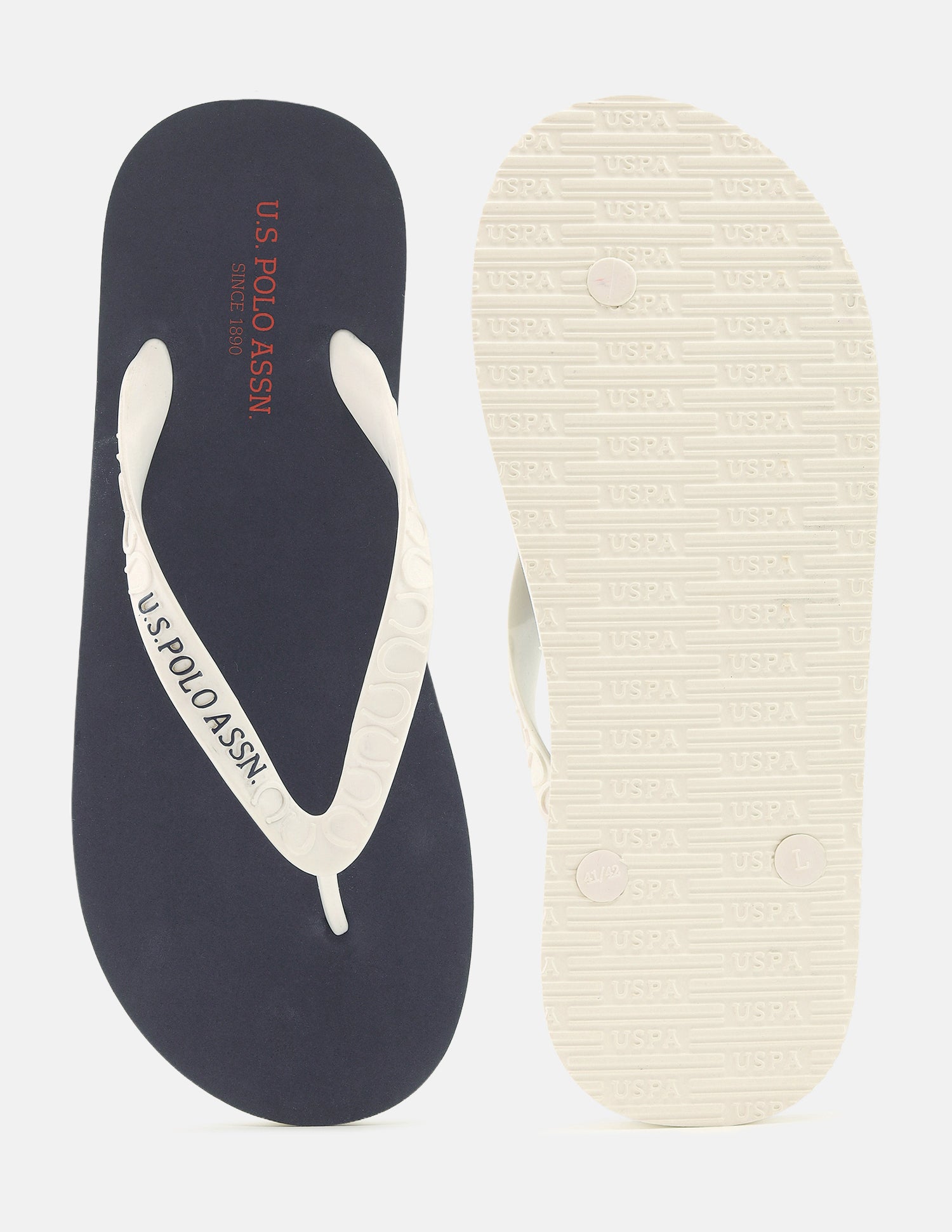Murphy Flip Flops Navy - U.S. Polo Assn. India | Large