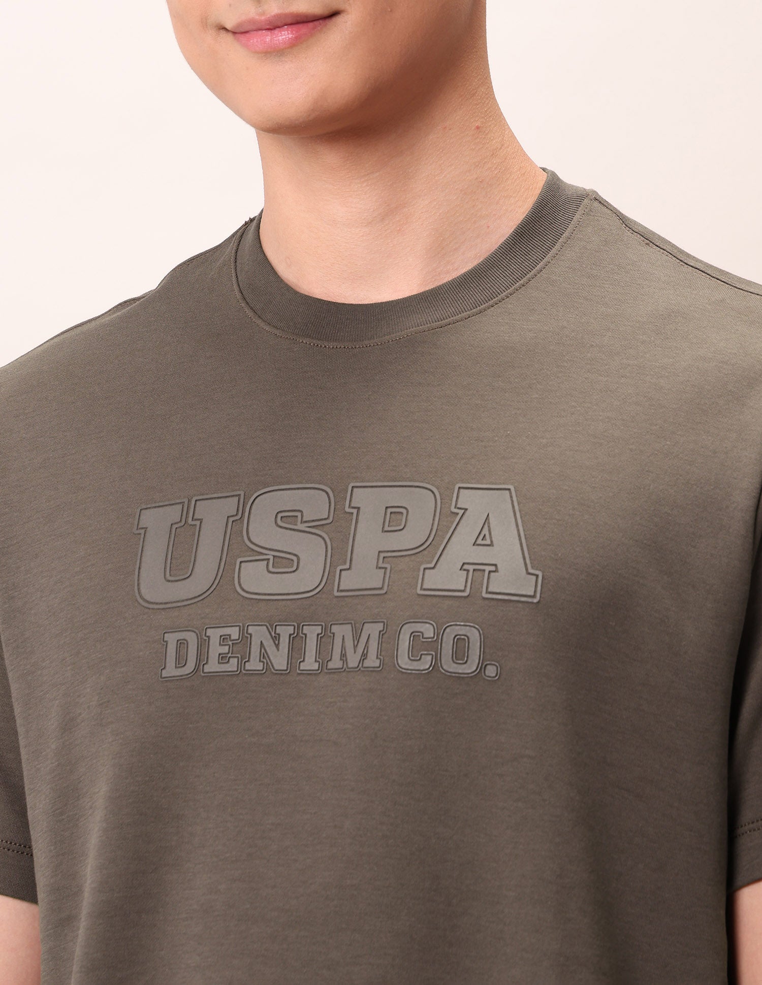 Relaxed Fit Outdoor T-Shirt Dark Brown - U.S. Polo Assn. India | Large