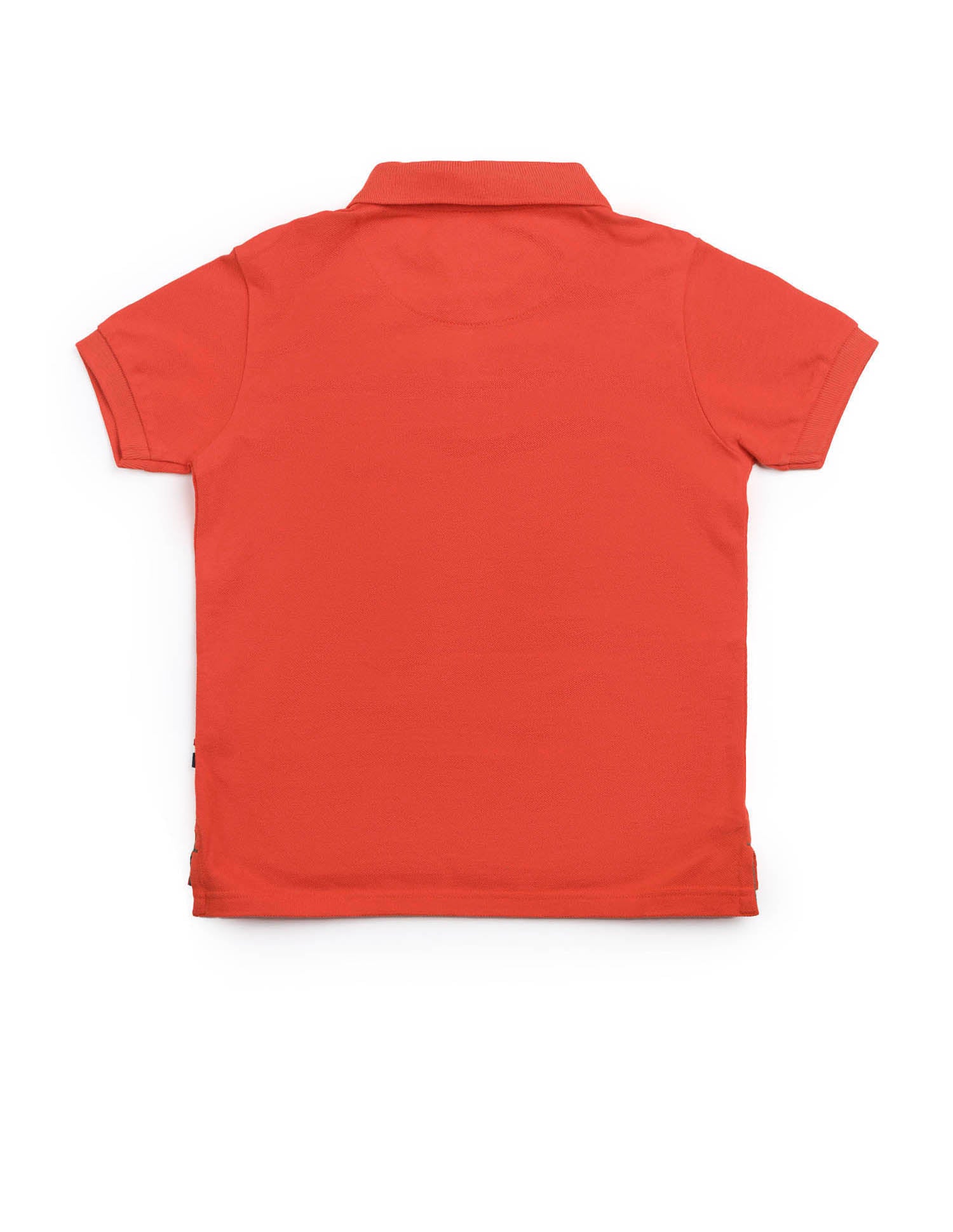 Boys Cotton Pique Polo Shirt Orange - U.S. POLO ASSN. | Large
