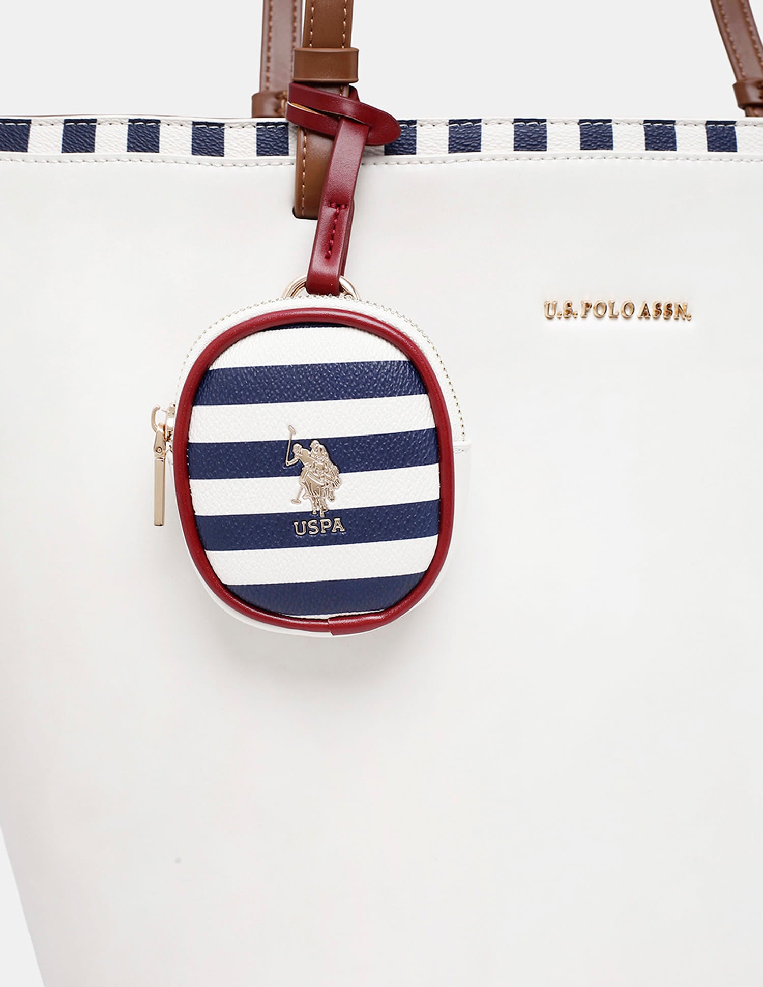 Celia Tote Handbag White - U.S. Polo Assn. India | Large