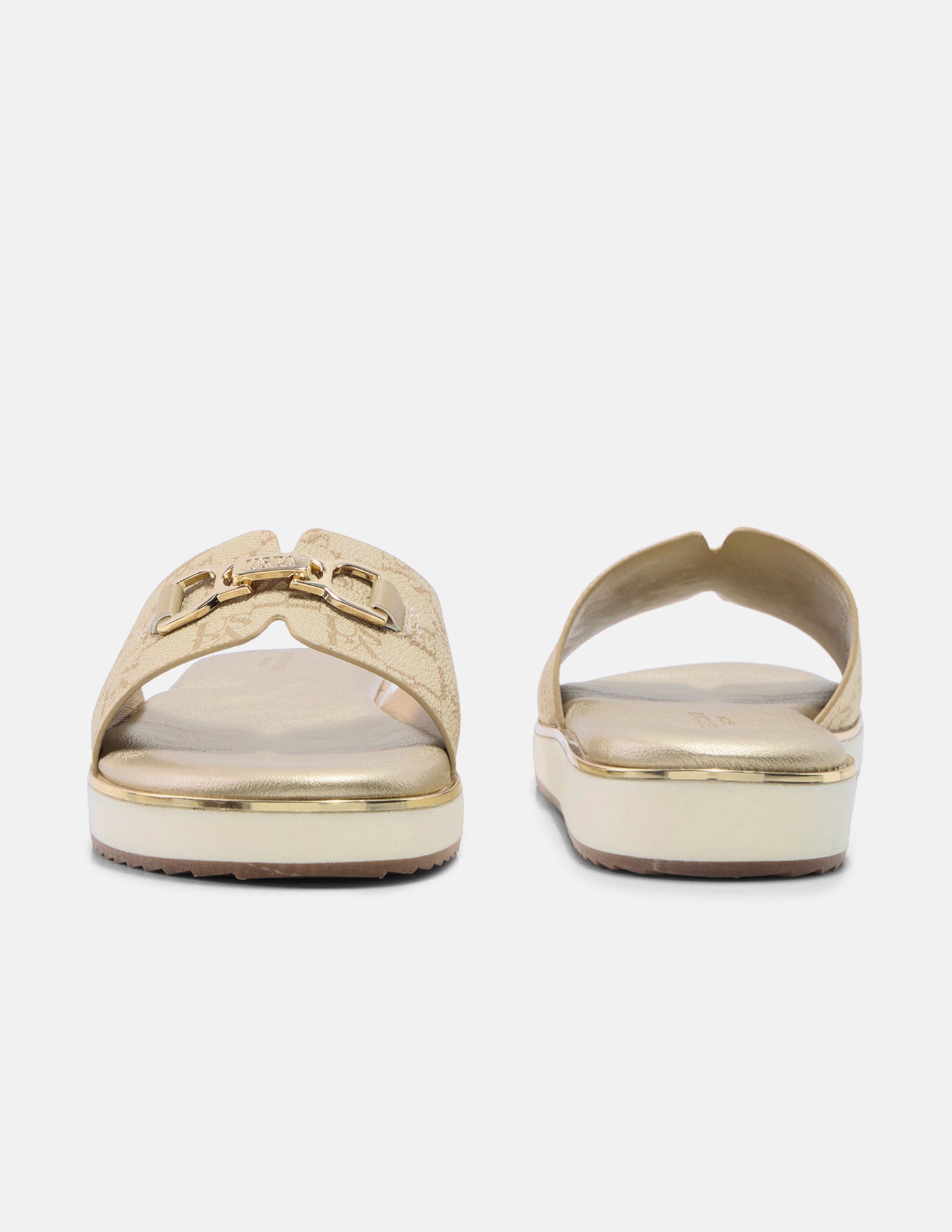 Monogram Viha Sandals Beige - U.S. Polo Assn. India | Large