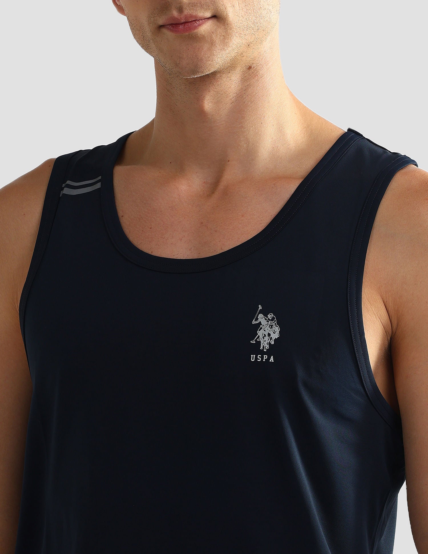 Solid OEV04 Vest - Pack Of 1 Navy - U.S. Polo Assn. India | Large