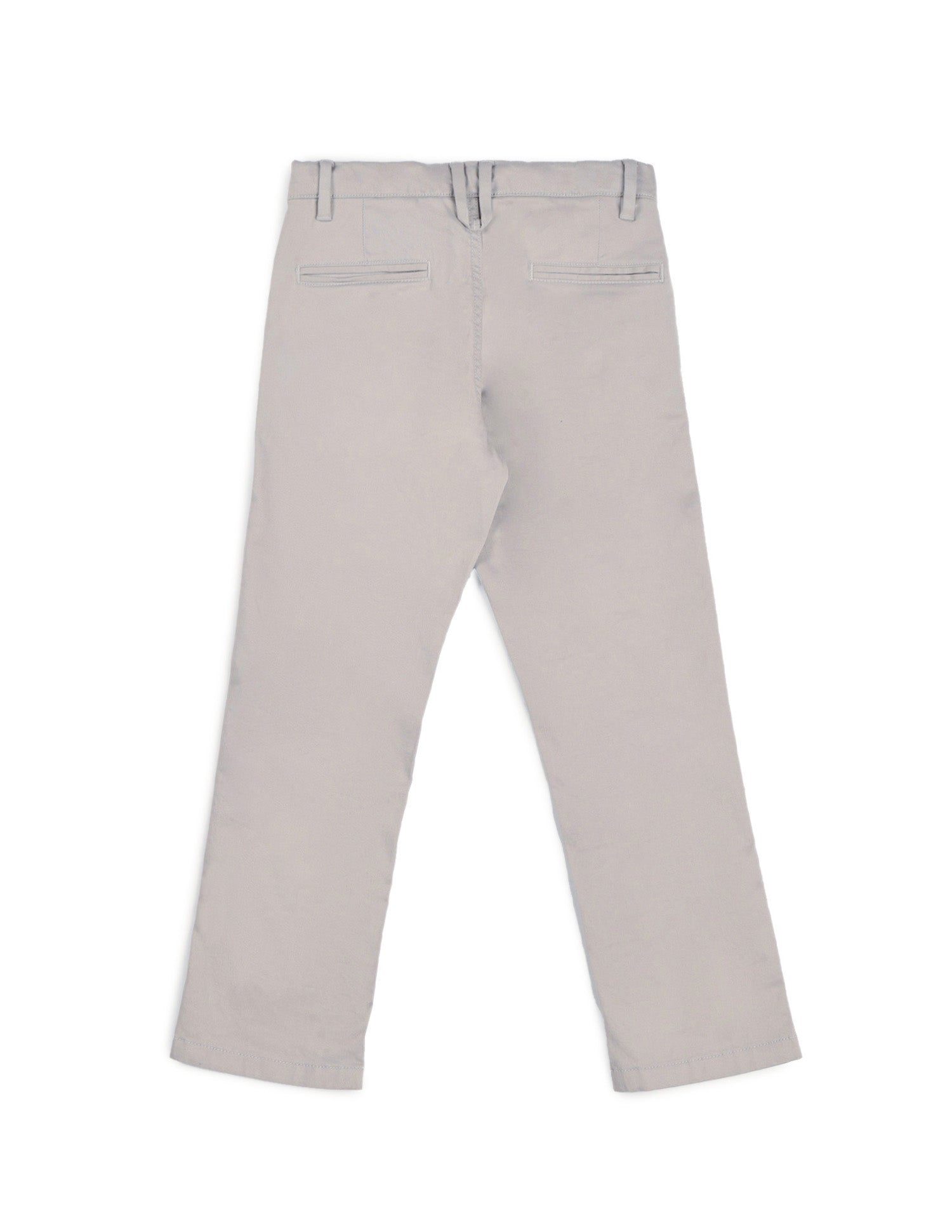 Boys Solid Slim Fit Trousers Light Khaki - U.S. POLO ASSN. | Large