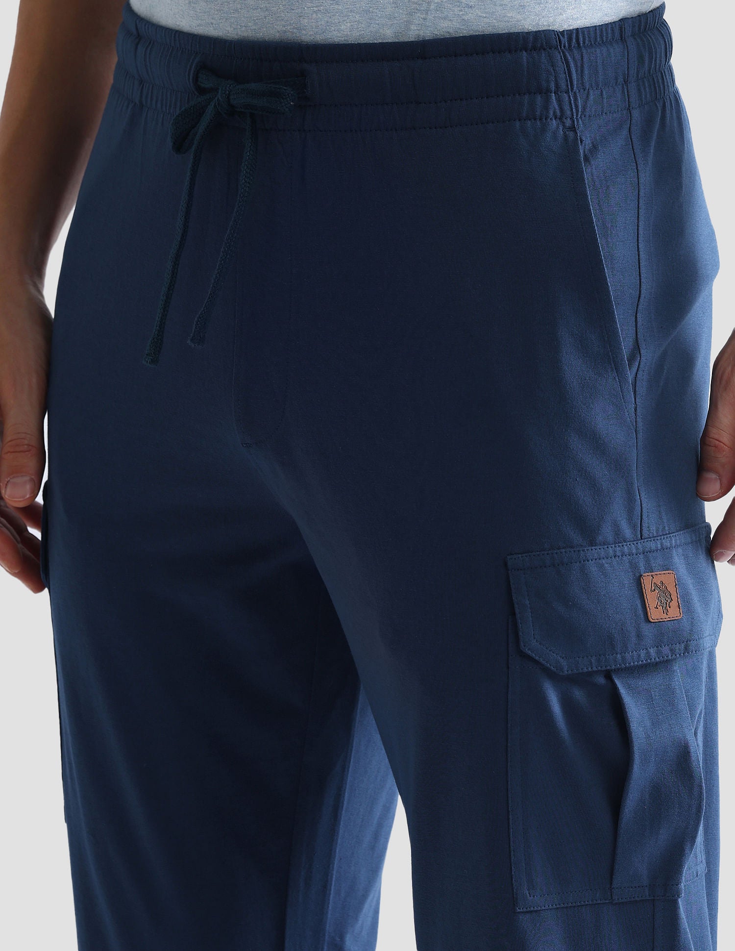 Cargo Utility OJ002 Lounge Joggers - Pack Of 1 Blue - U.S. POLO ASSN. | Large