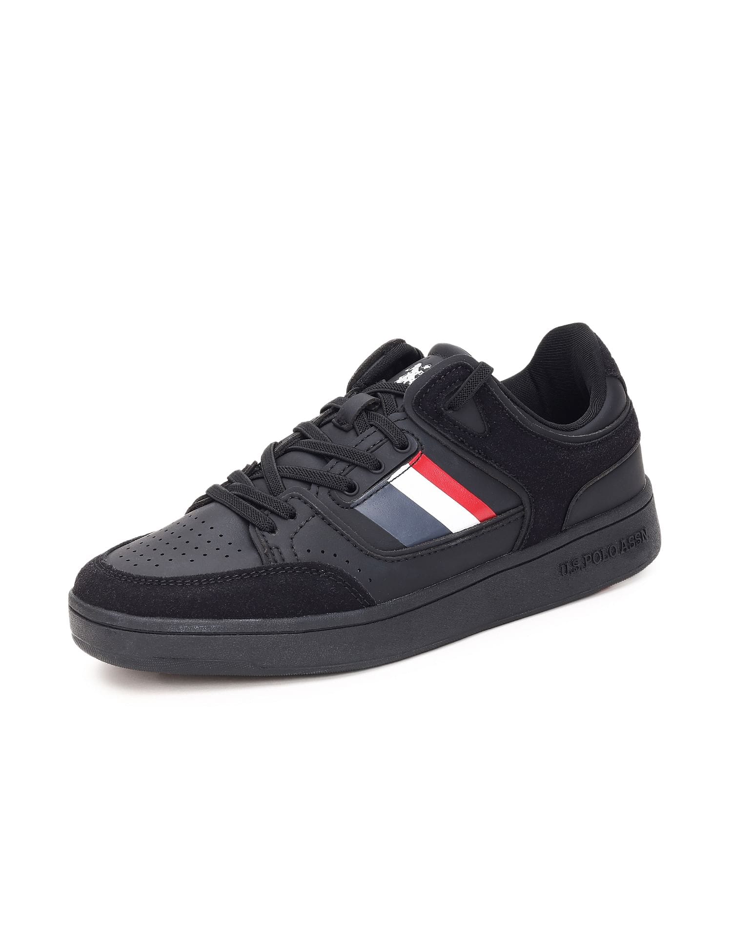 Brand Stripe Adalyn Sneakers Black - U.S. Polo Assn. India | Large