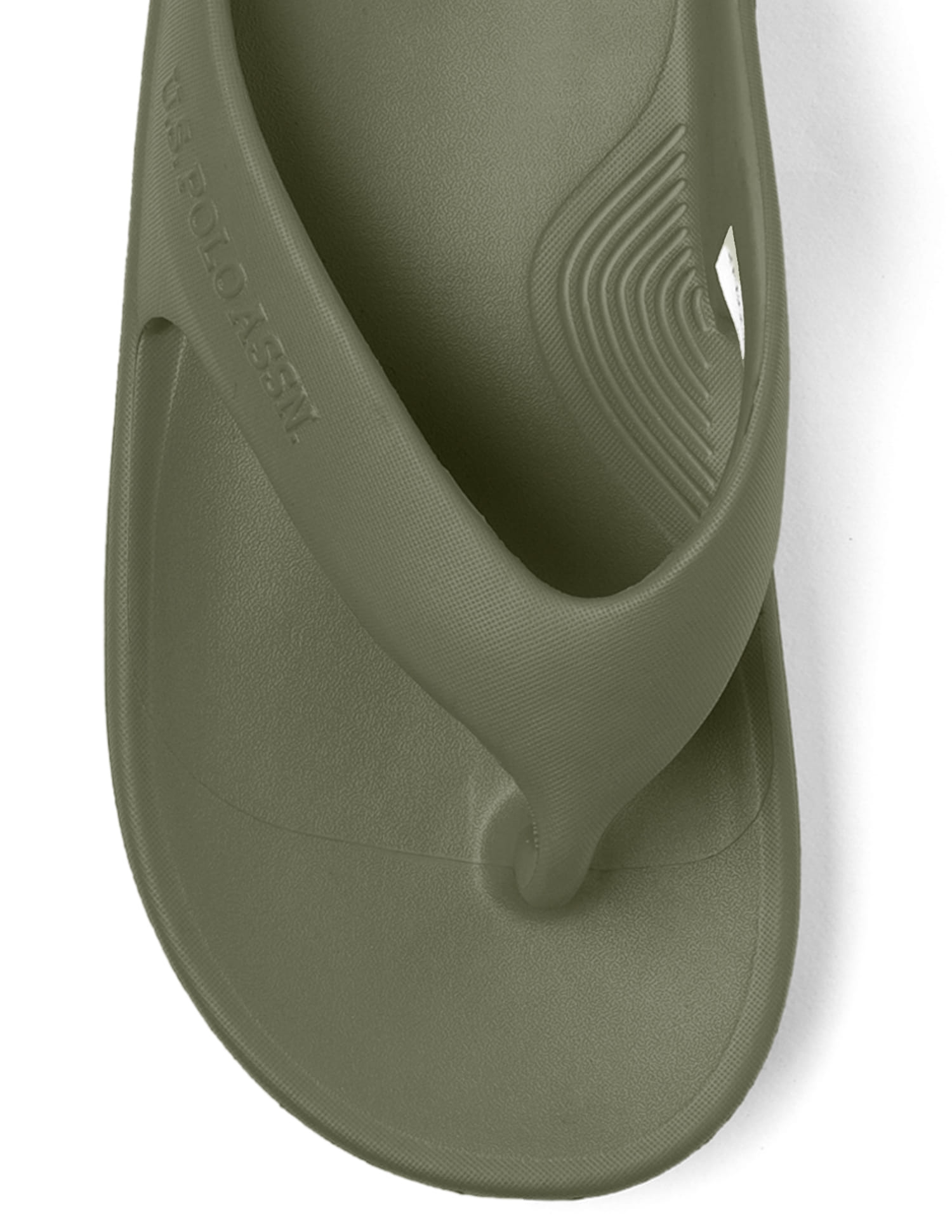 Men Axel 2.0 Dk. Green Foam Walk Flip Flop Green - U.S. Polo Assn. India | Large