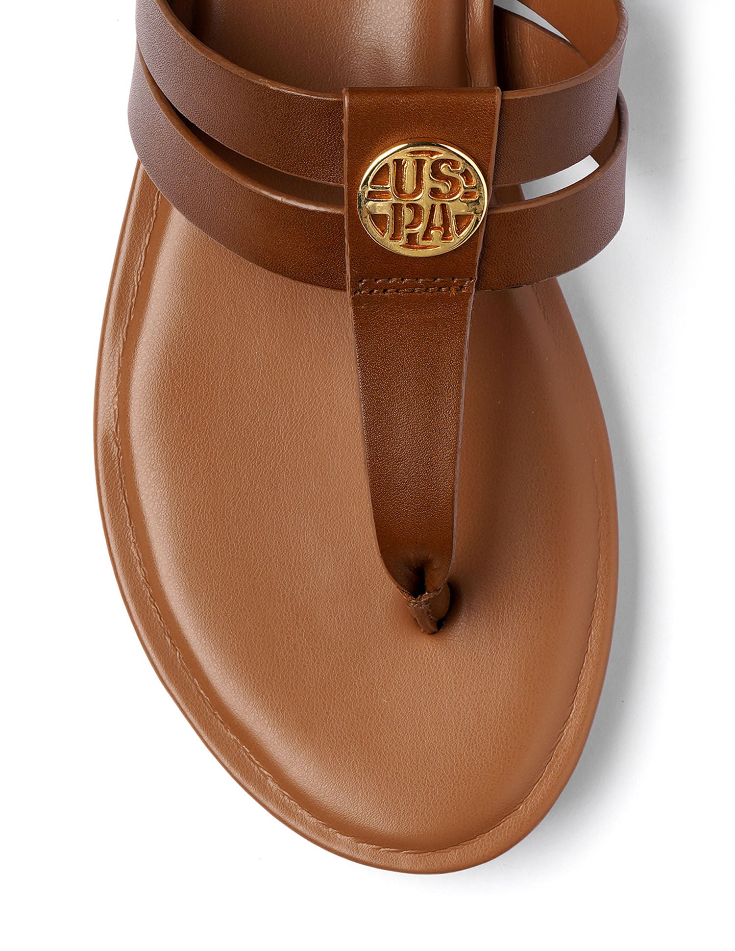 Women Micky Solid Flats Tan - U.S. POLO ASSN. | Large