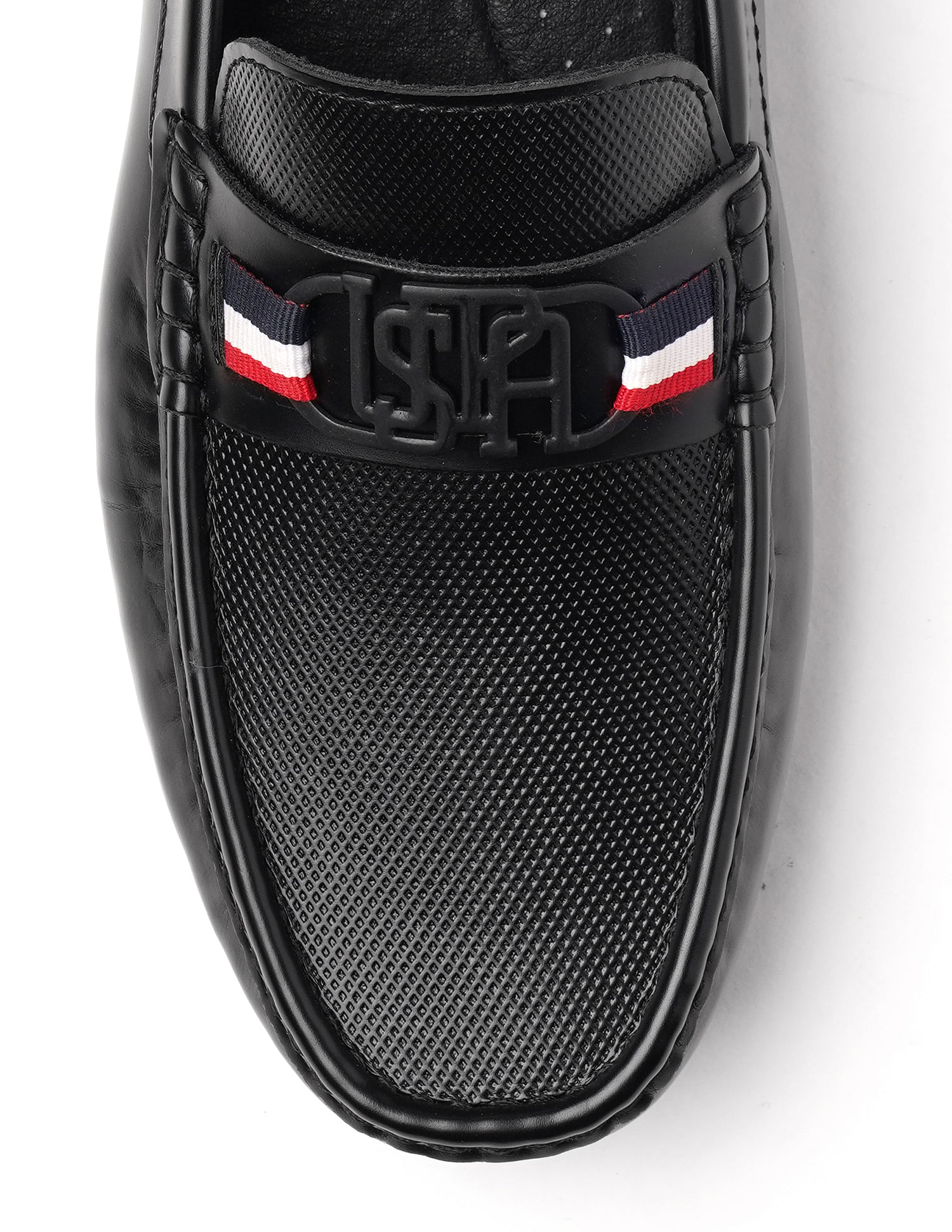 Men Anton Textured Loafer Black - U.S. POLO ASSN. | Large