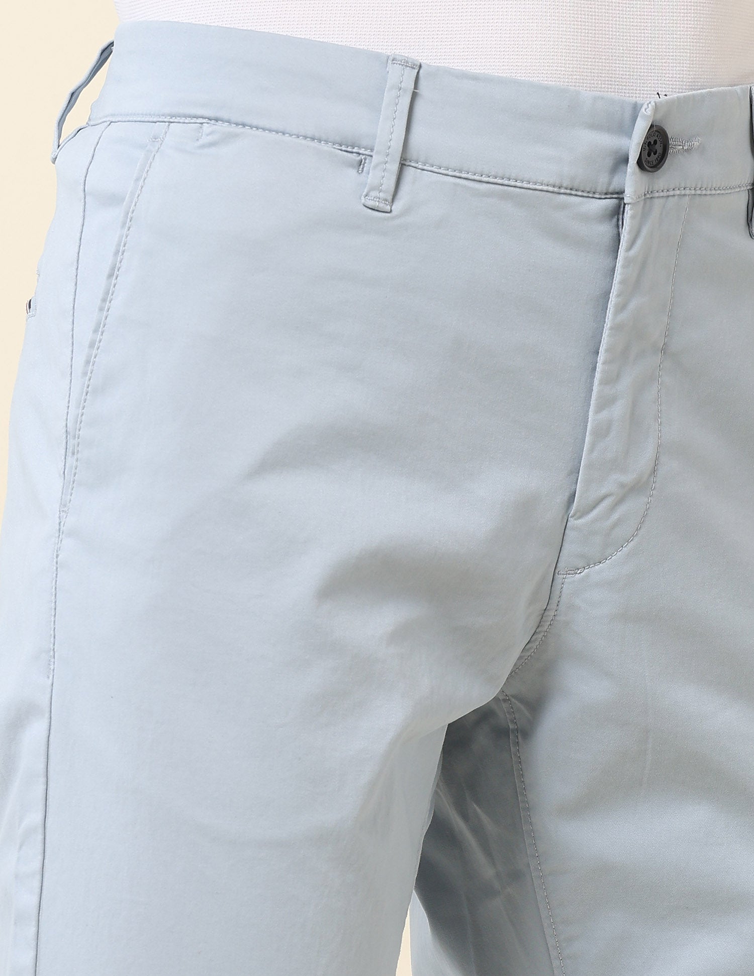 Denver Slim Fit Twill Trousers Blue - U.S. POLO ASSN. | Large