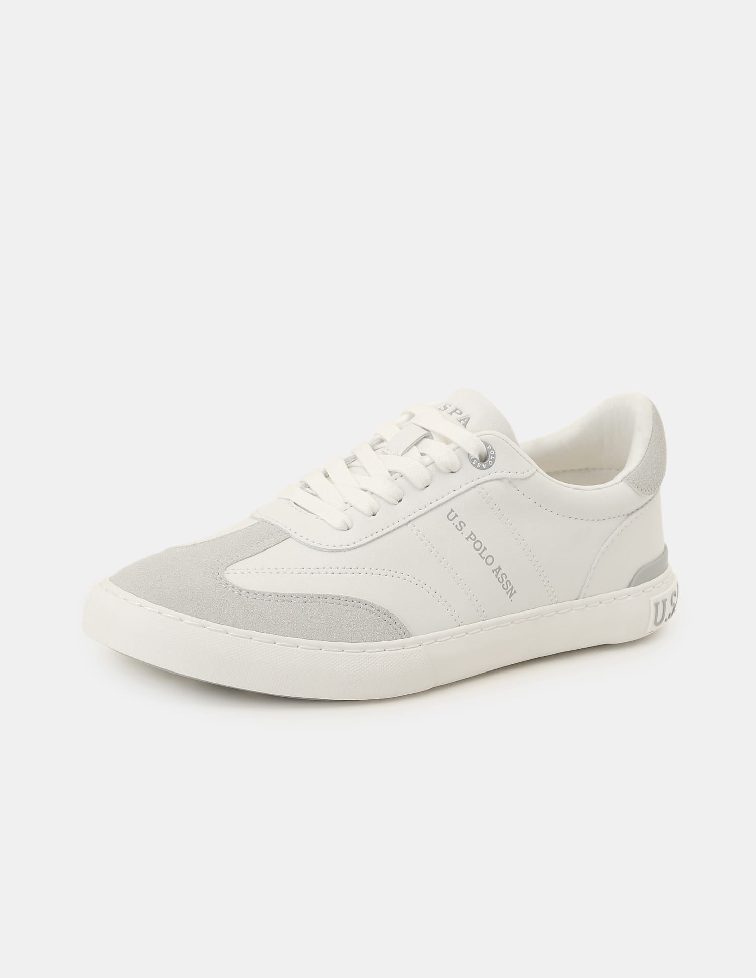 Men Colourblocked Gian 3.0 Sneakers Off White - U.S. Polo Assn. India | Large