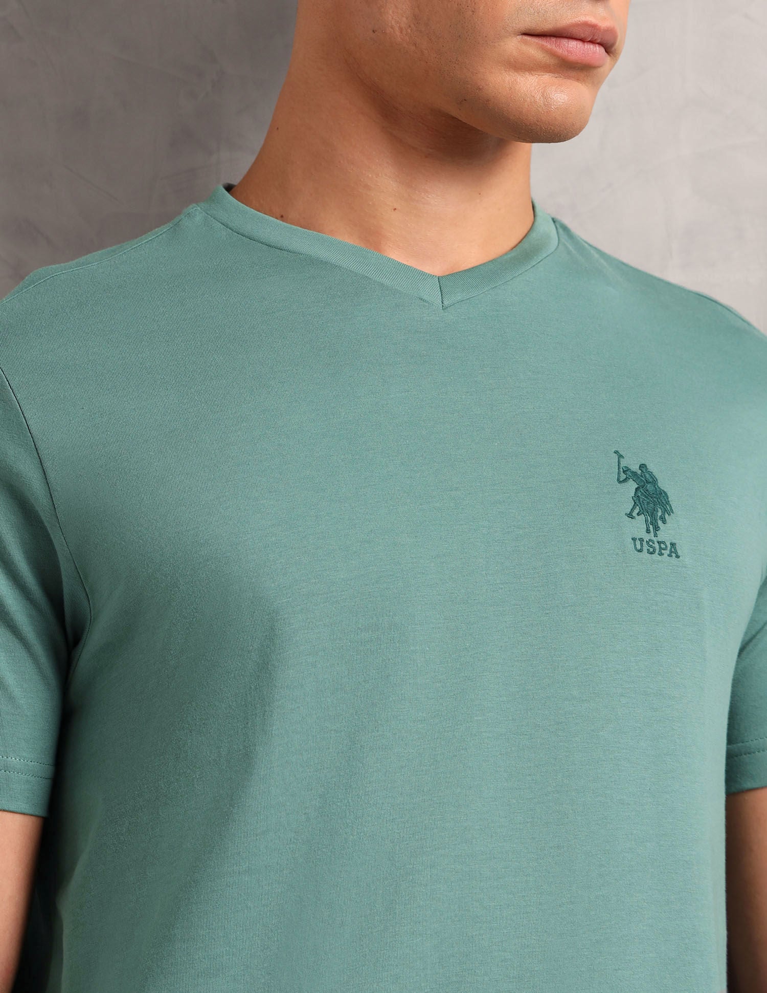 Breathable Comfort Fit I638 Lounge T-Shirt - Pack Of 1 Sage Green - U.S. POLO ASSN. | Large