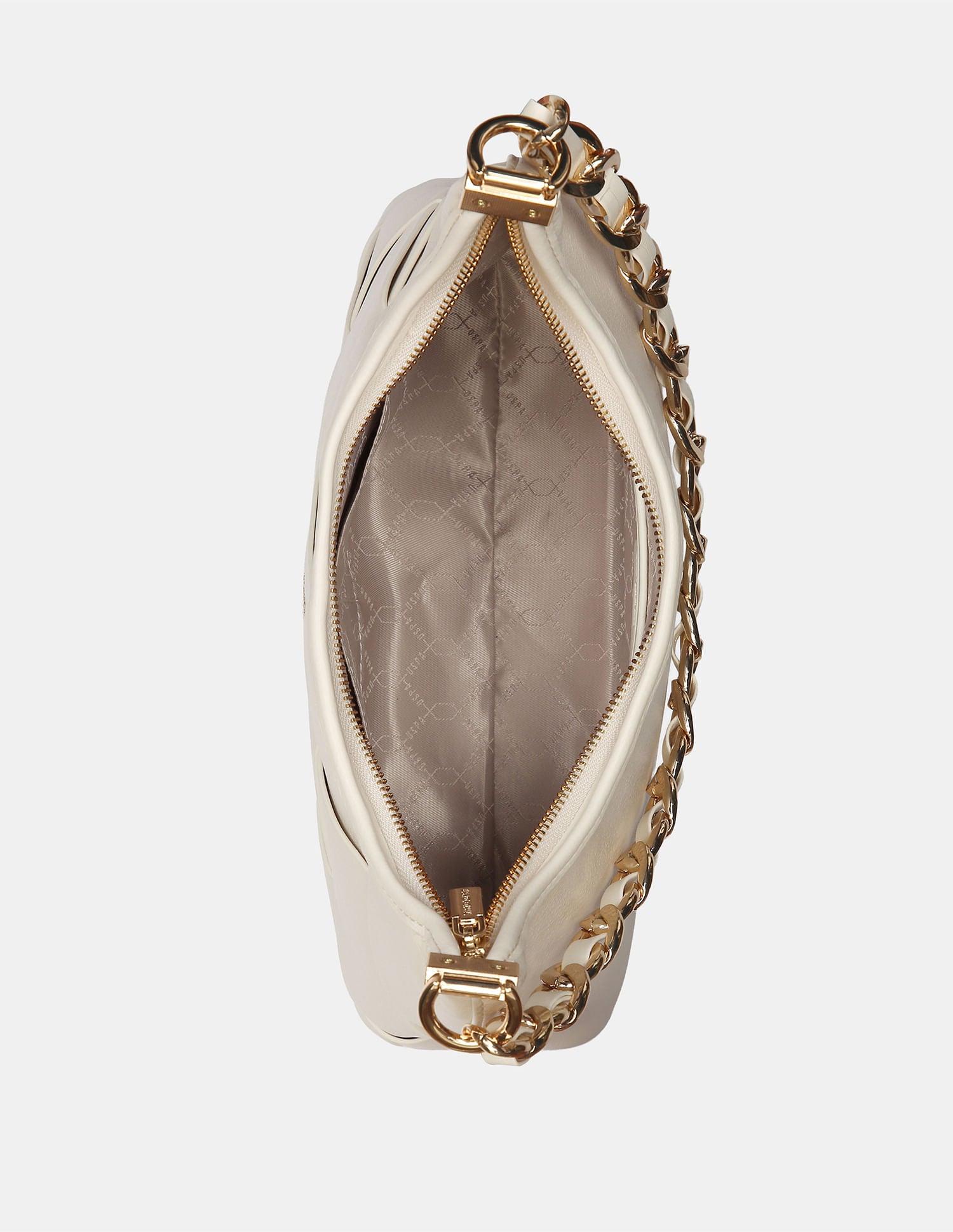 Women Babie Shoulder Bag with Woven Texture Off White - U.S. POLO ASSN. | Large