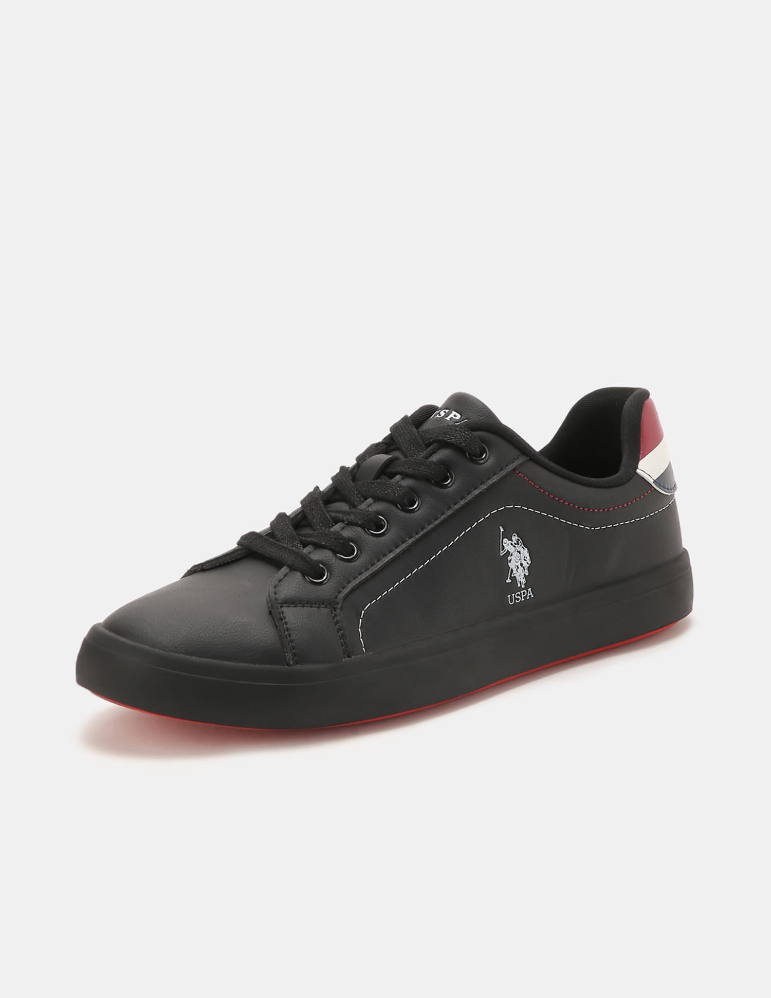 Men Solid Rojas 3.0 Sneakers Black - U.S. Polo Assn. India | Large
