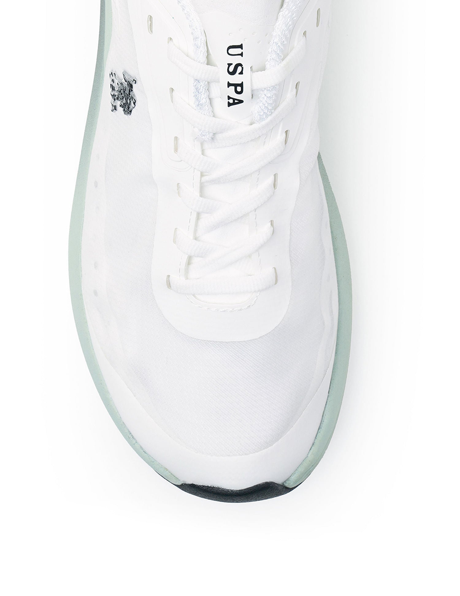 Men Frank White Uspa Sport  Runpro Running Shoes White - U.S. Polo Assn. India | Large