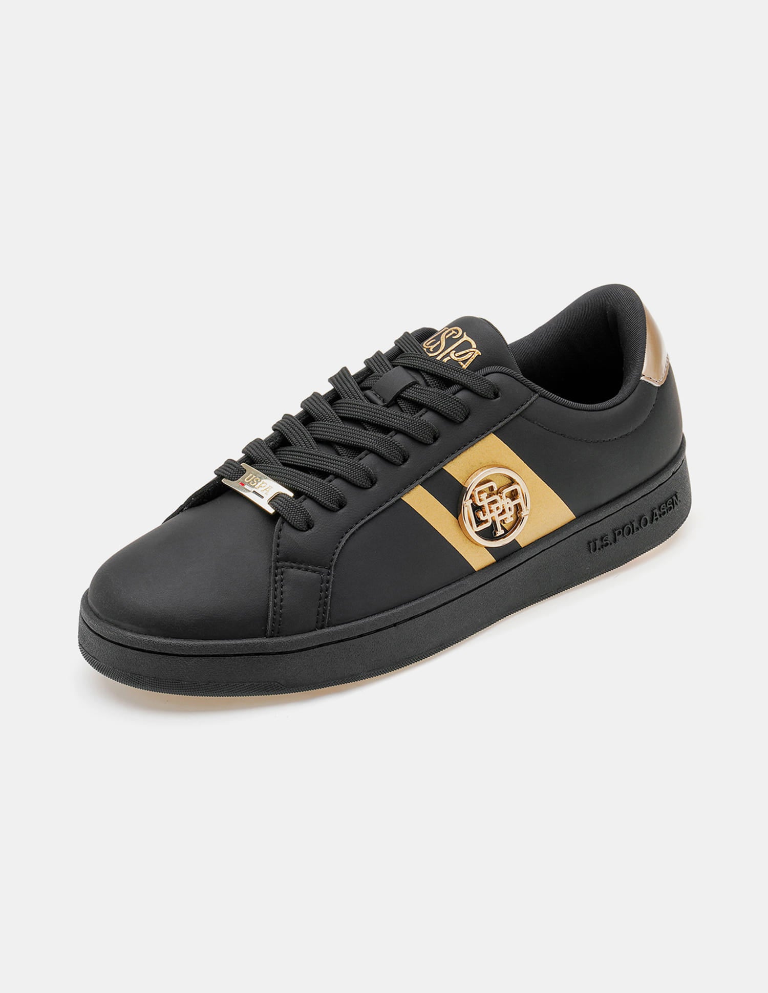 Emery 3.0 Black Sneakers Shoes Black - U.S. Polo Assn. India | Large