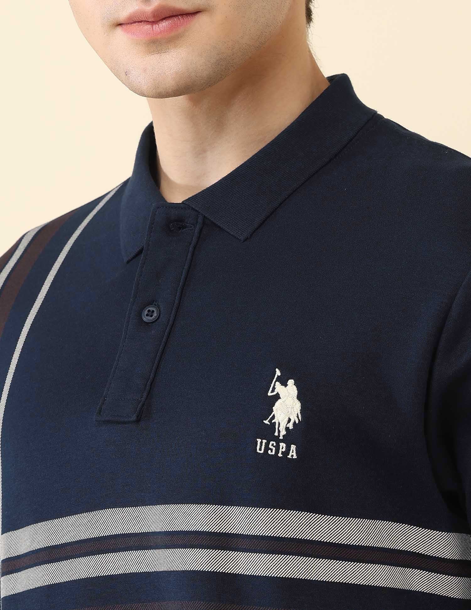 Slim Fit Classic Polo Shirt Navy - U.S. Polo Assn. India | Large