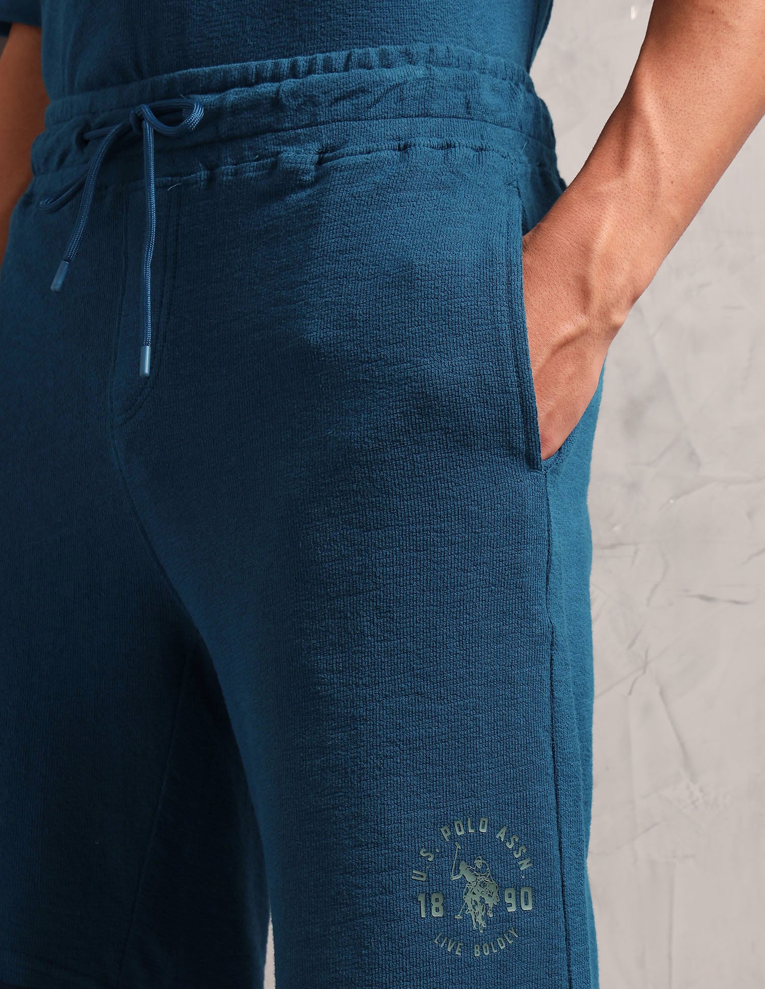 Breathable Regular Fit PS002 Lounge Shorts - Pack Of 1 Sailor Blue - U.S. POLO ASSN. | Large