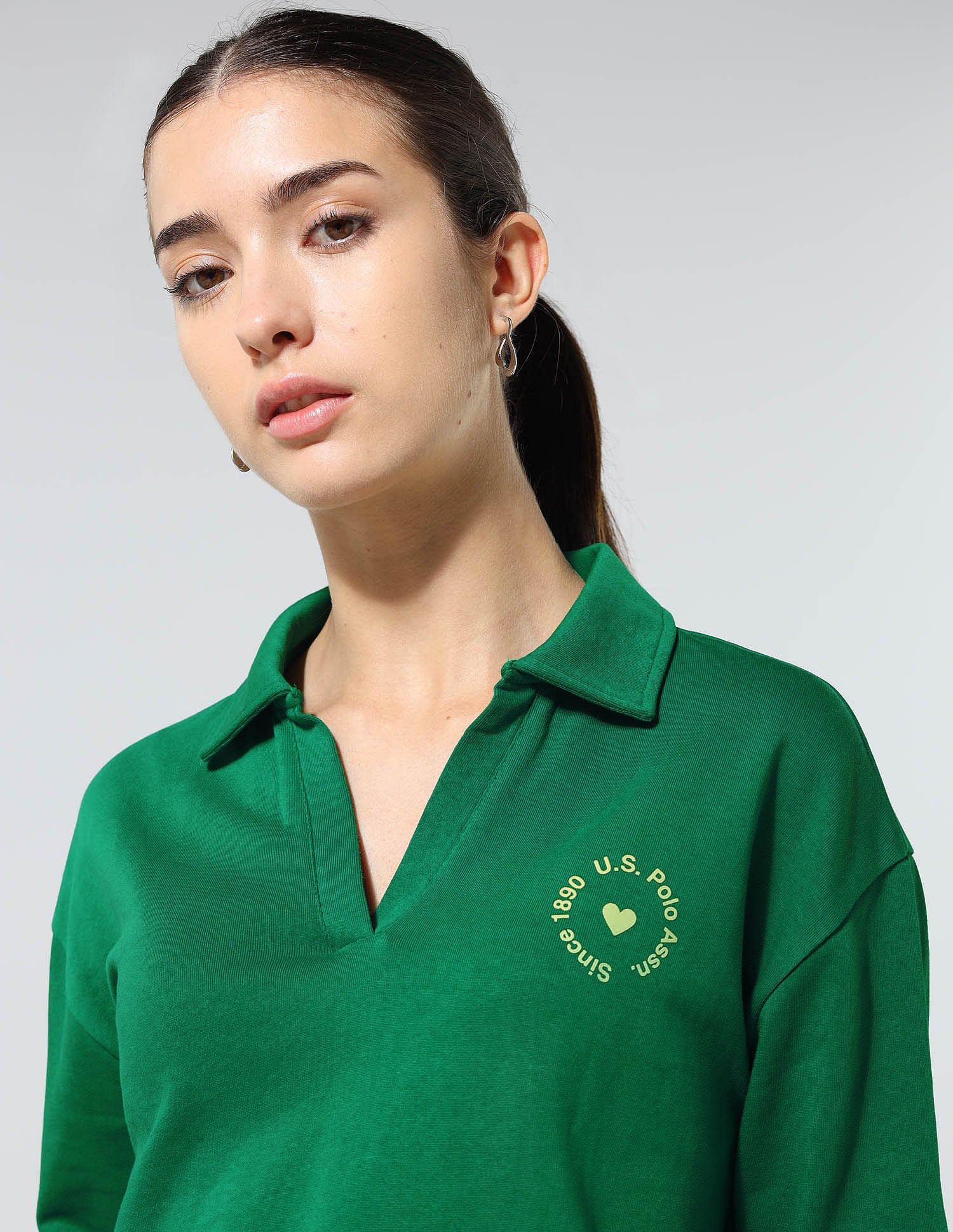 Regular Fit Solid Co-Ords Bright Green - U.S. POLO ASSN. | Large