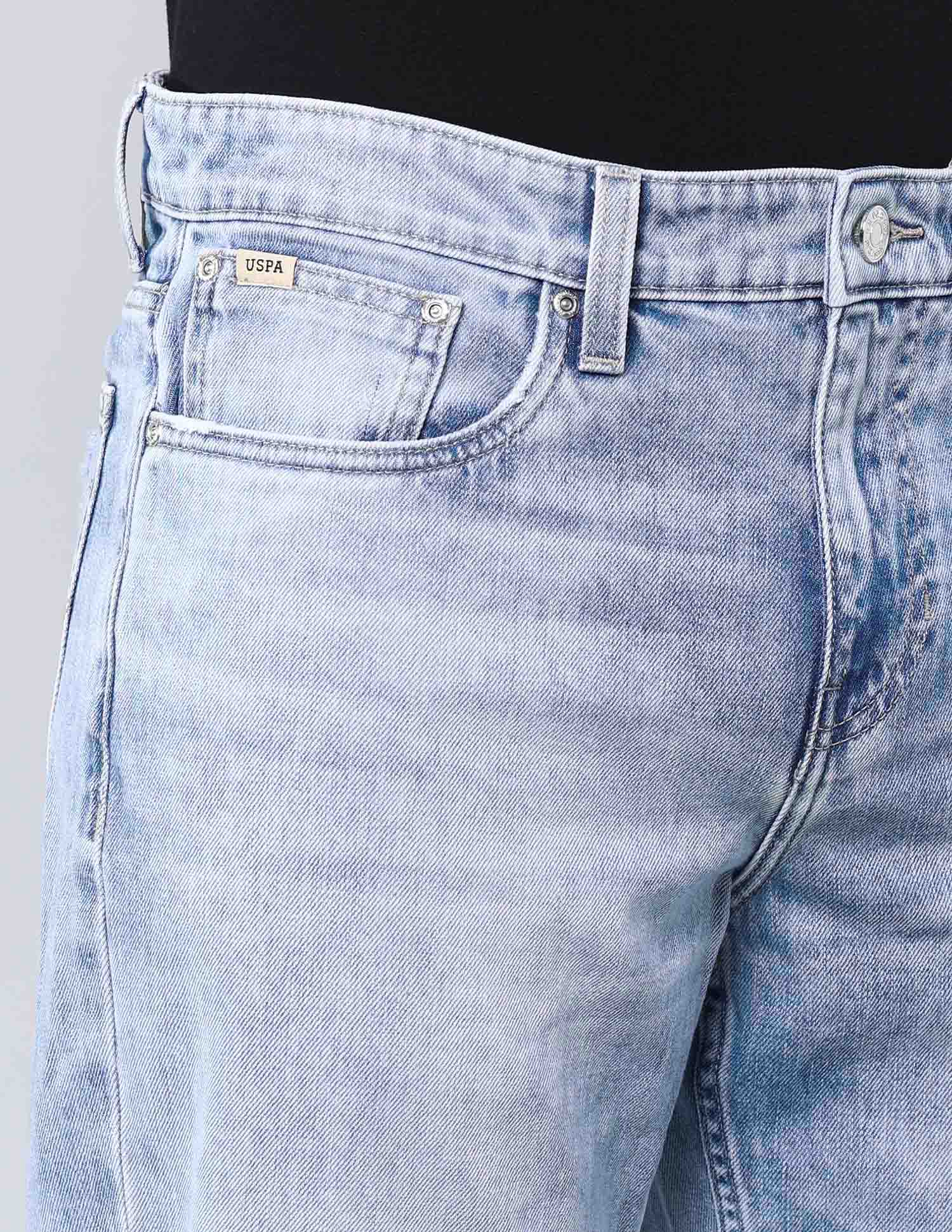 Shawn Relaxed Fit Vintage Jeans Light Wash - U.S. Polo Assn. India | Large