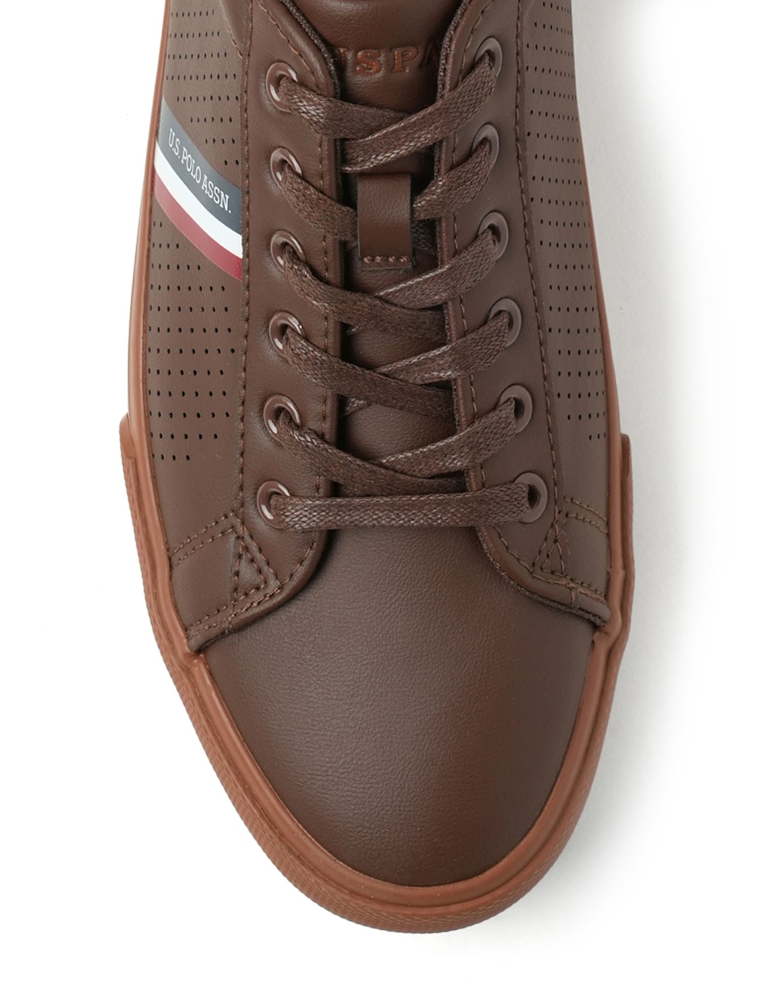 Men Perforated Capron 2.0 Sneakers Tan - U.S. Polo Assn. India | Large
